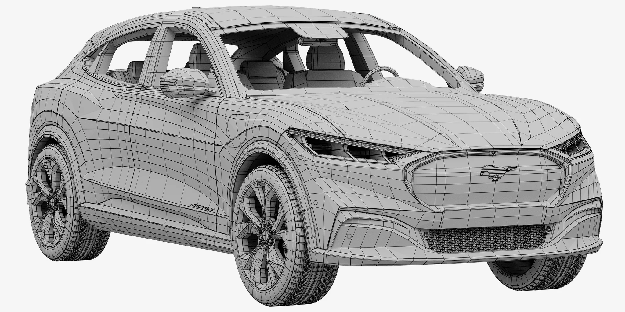 Ford Mustang MACH E, 3D model preview 17