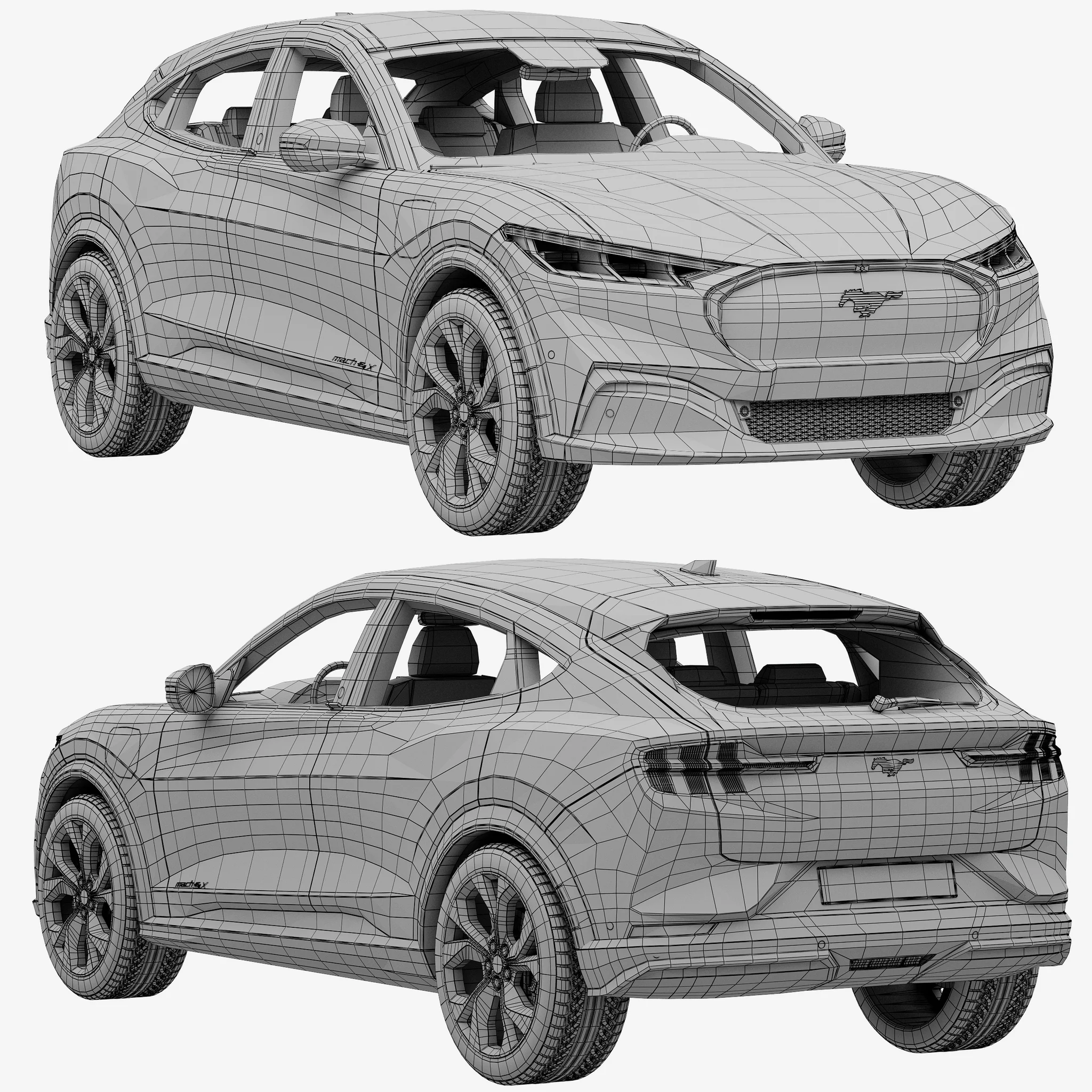 Ford Mustang MACH E, 3D model preview 18