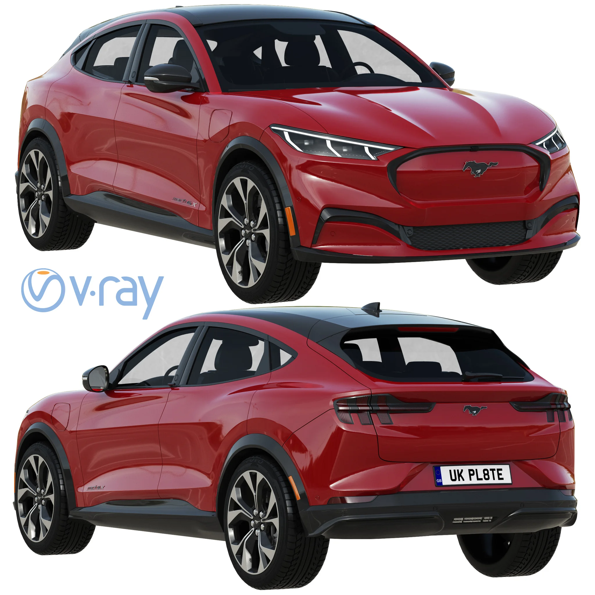 Ford Mustang MACH E, 3D model preview 20