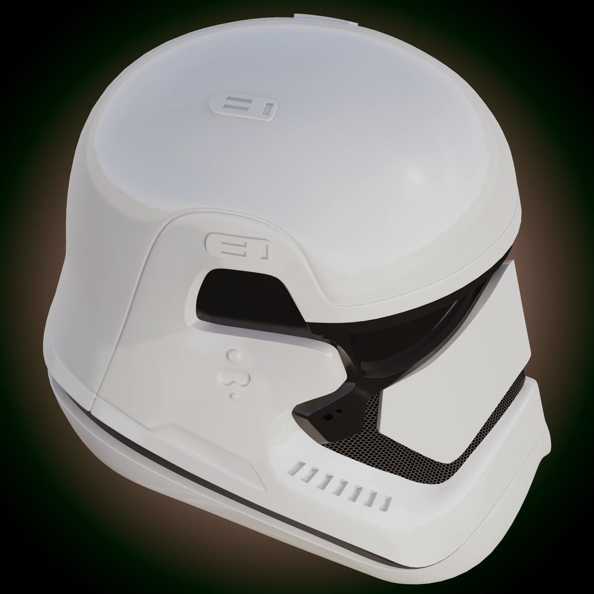First Order Stormtrooper Helmet — 3D model preview 5