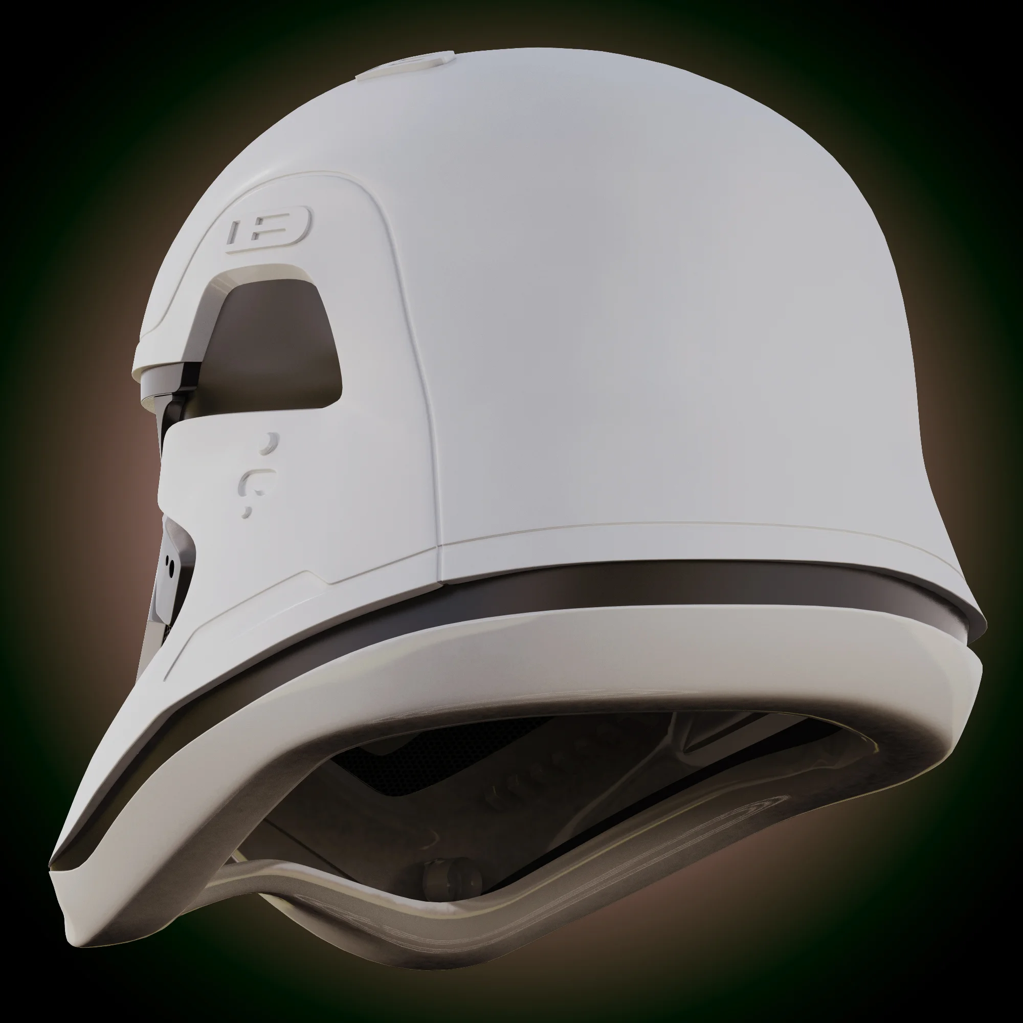 First Order Stormtrooper Helmet — 3D model preview 6