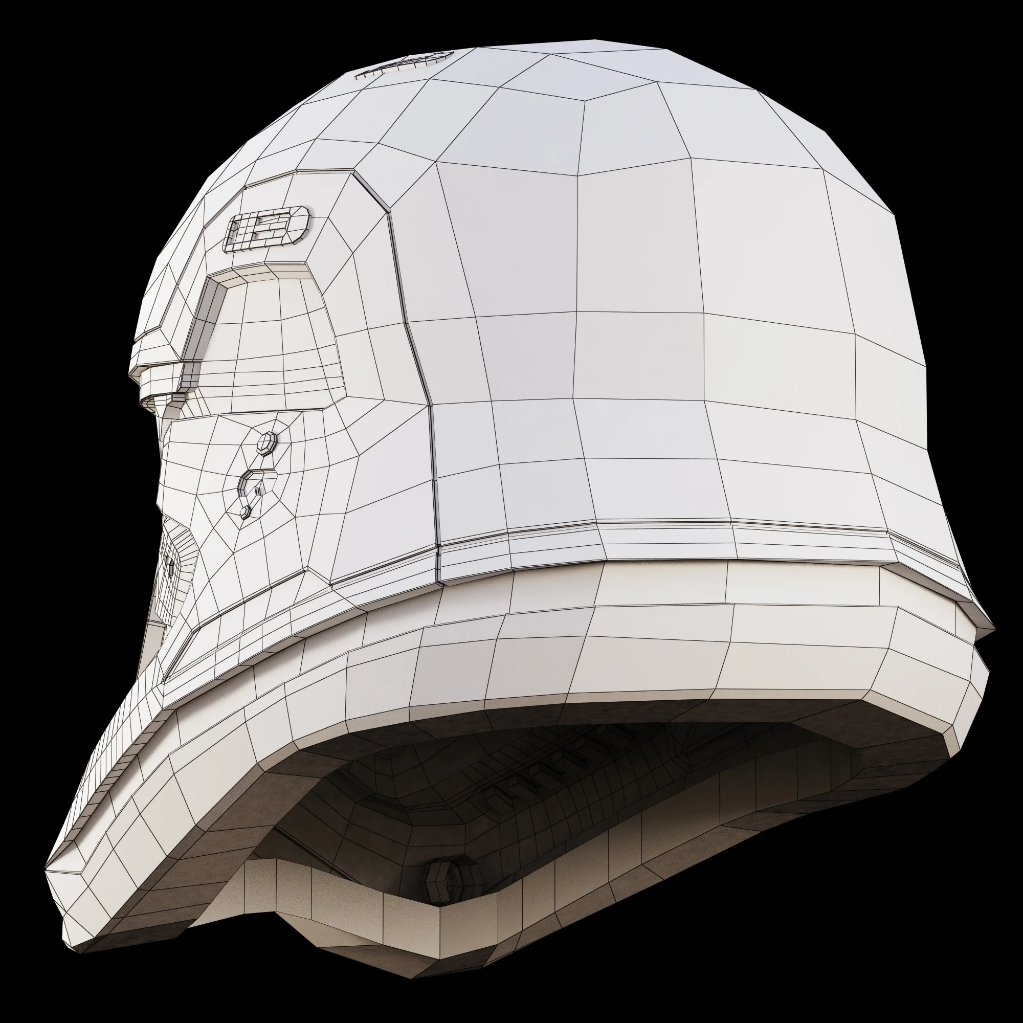 First Order Stormtrooper Helmet — 3D model preview 8