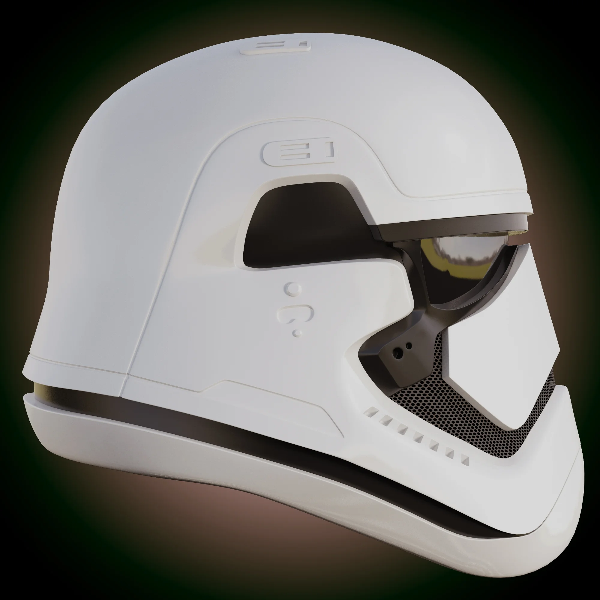 First Order Stormtrooper Helmet — 3D model preview 10