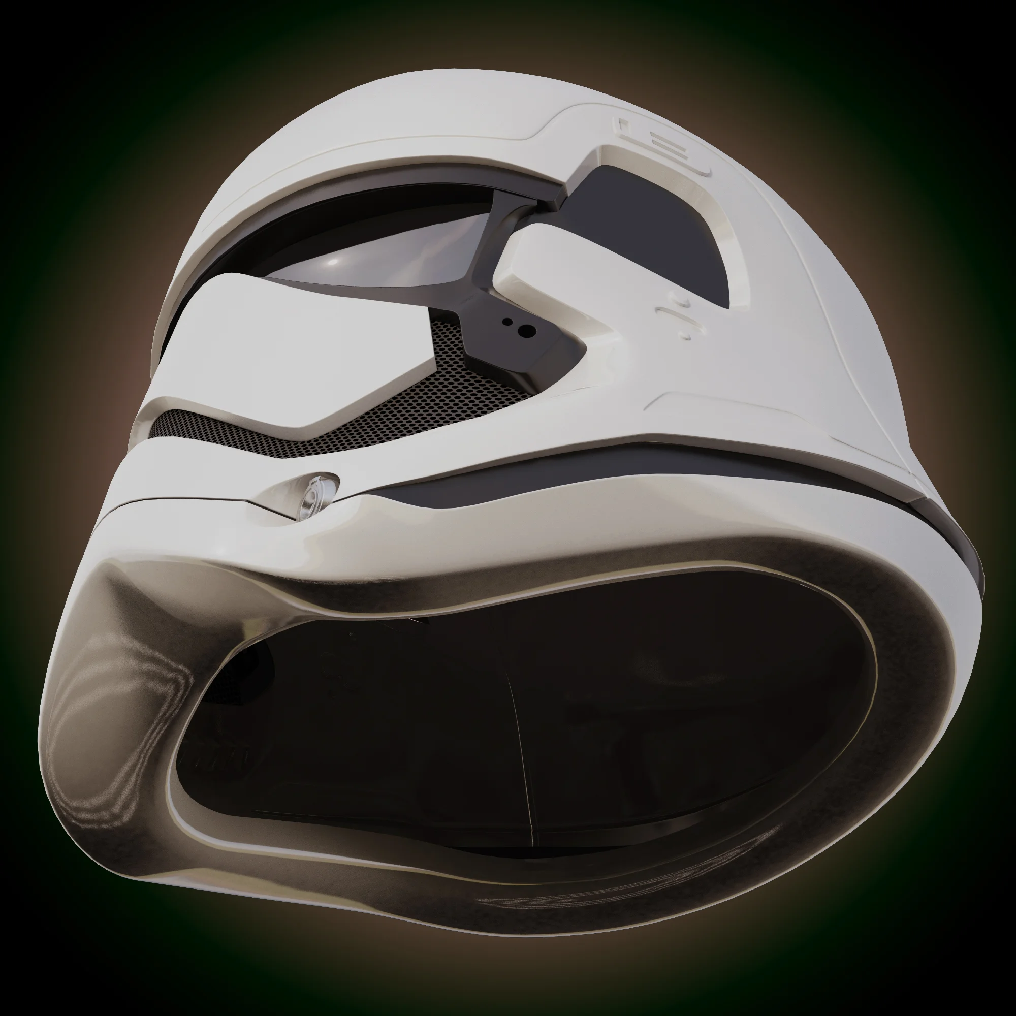 First Order Stormtrooper Helmet — 3D model preview 12