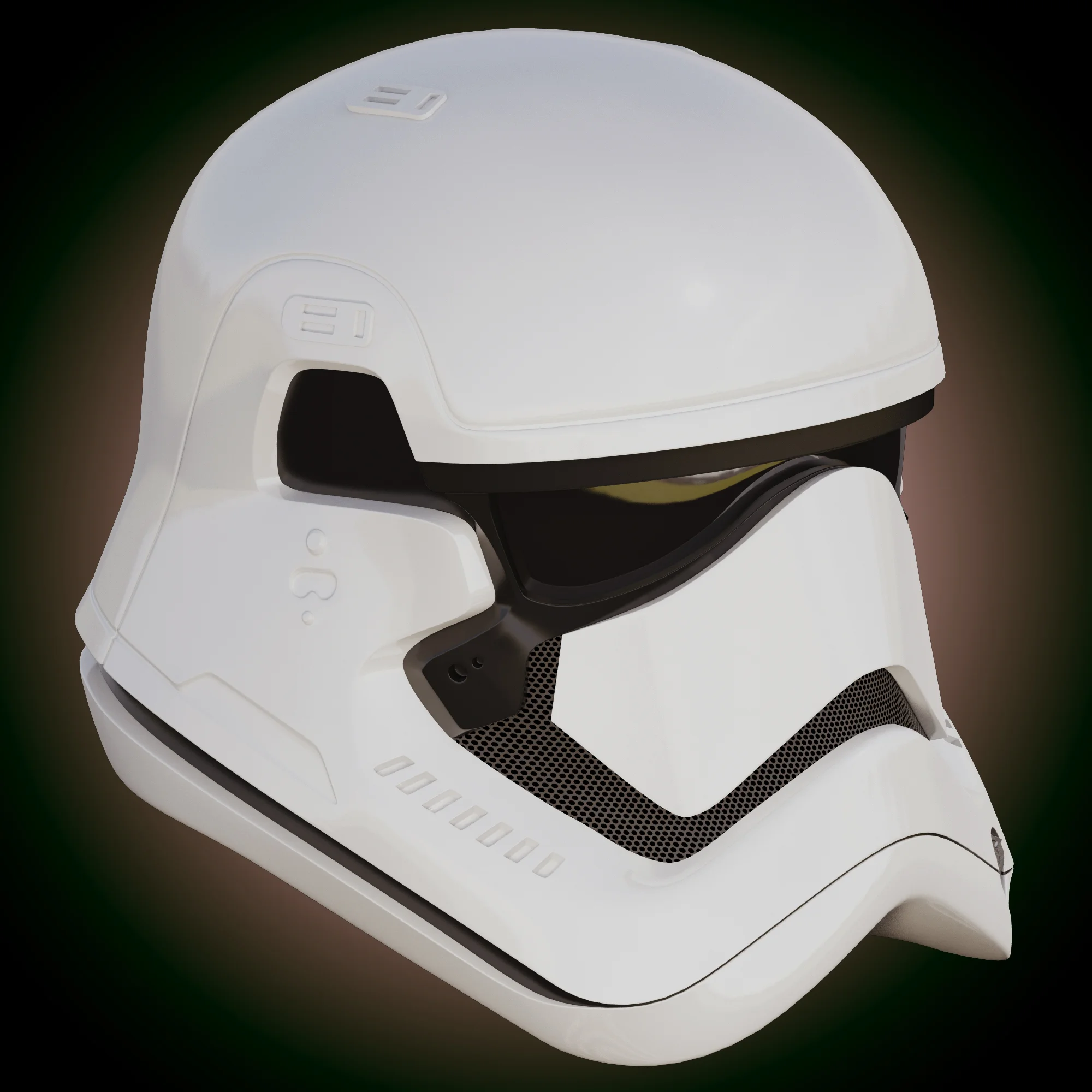 First Order Stormtrooper Helmet — 3D model preview 13