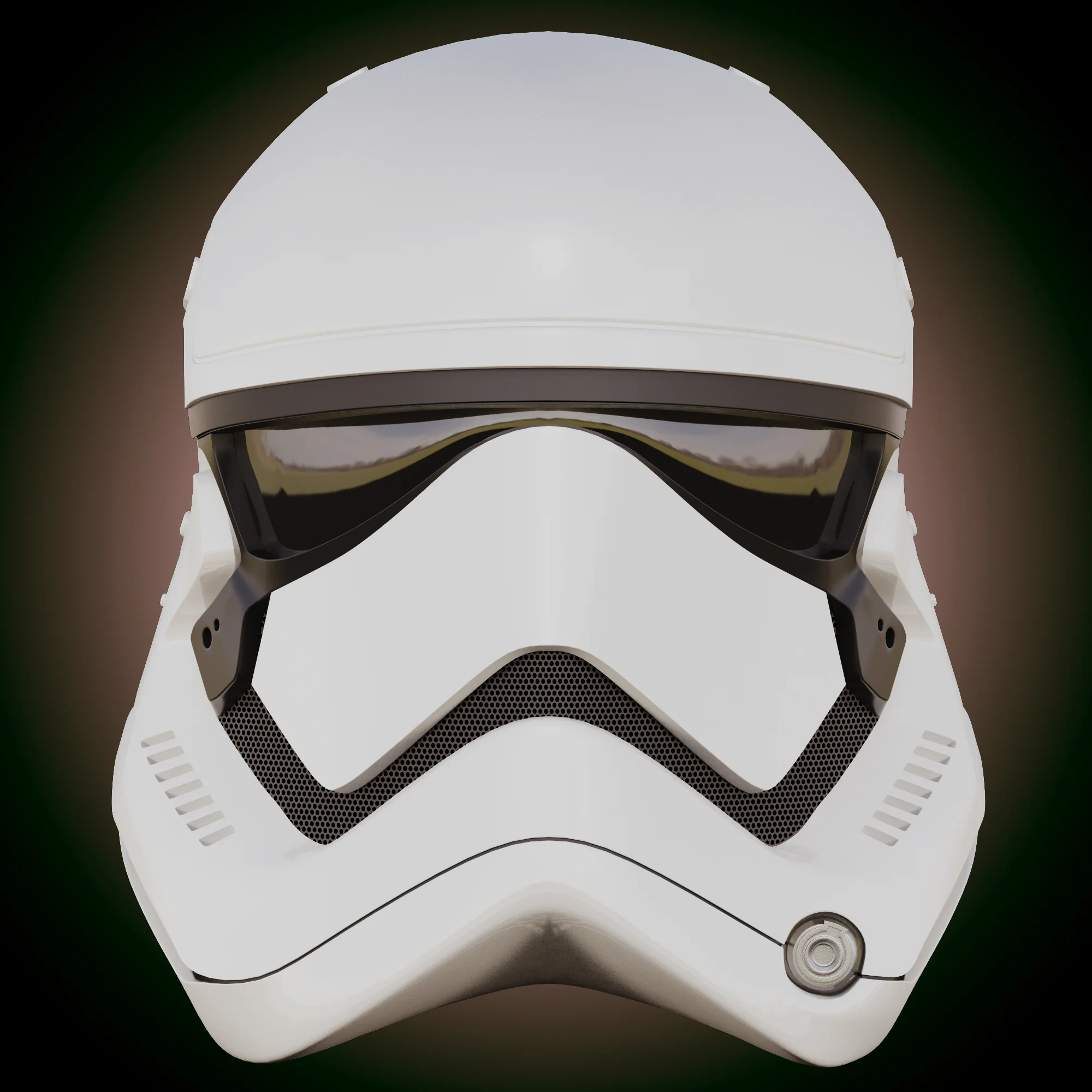 First Order Stormtrooper Helmet — 3D model preview 14