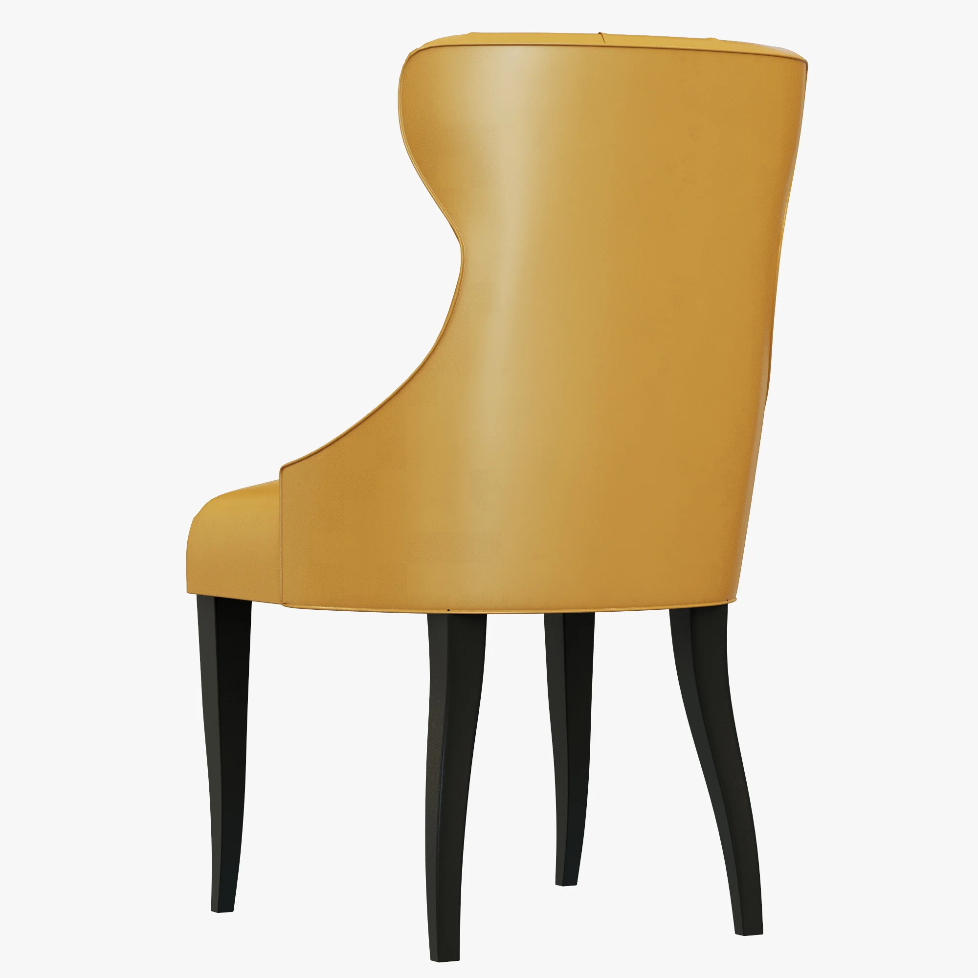 Kursi Makan Modern Unik Seri Bogor — 3D model preview 2