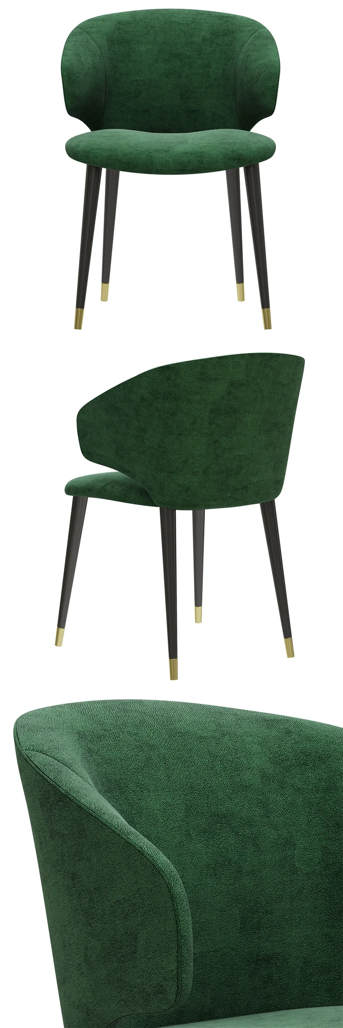 Eichholtz Dining Chair Volante — 3D model preview 7