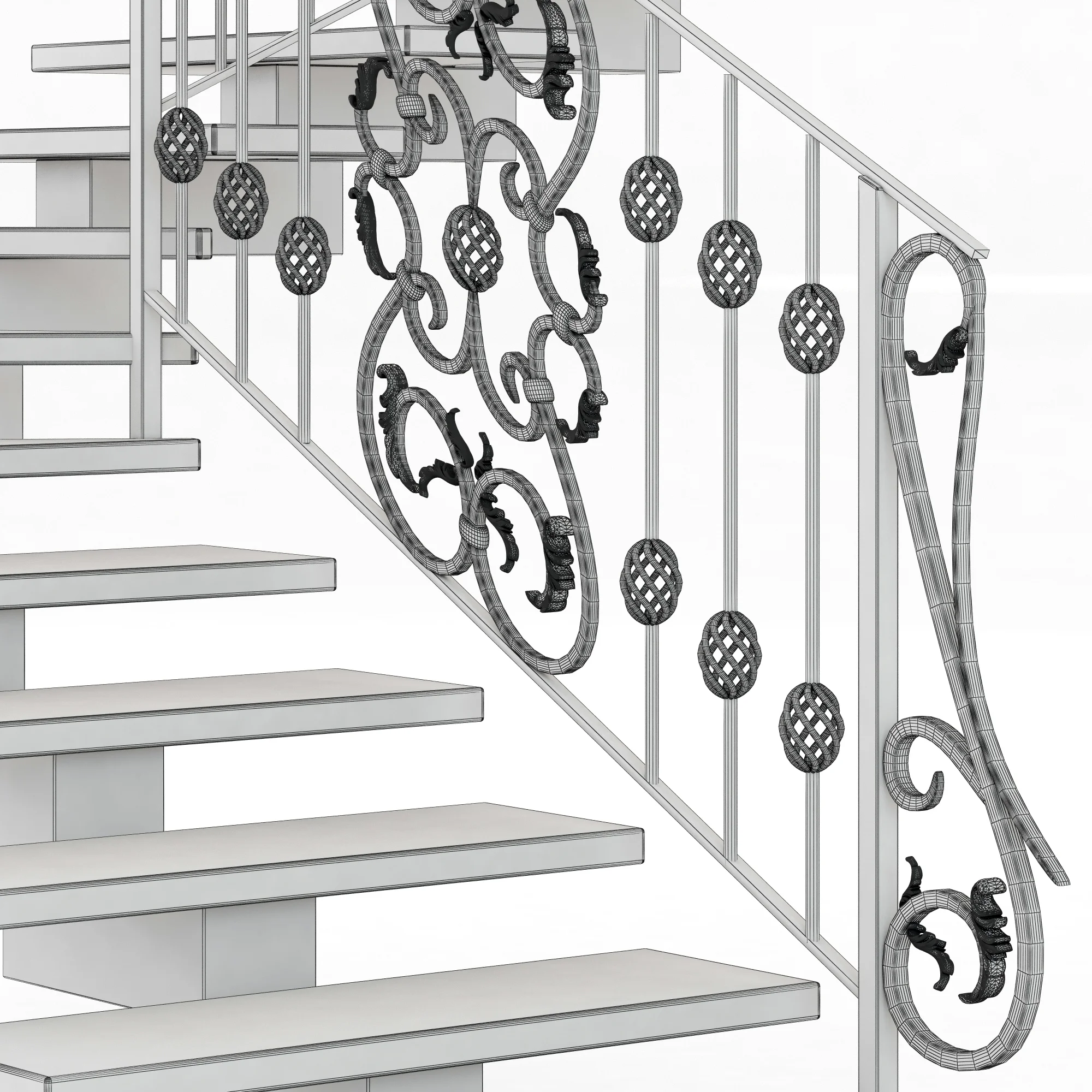 Stairs 10 — 3D model preview 7