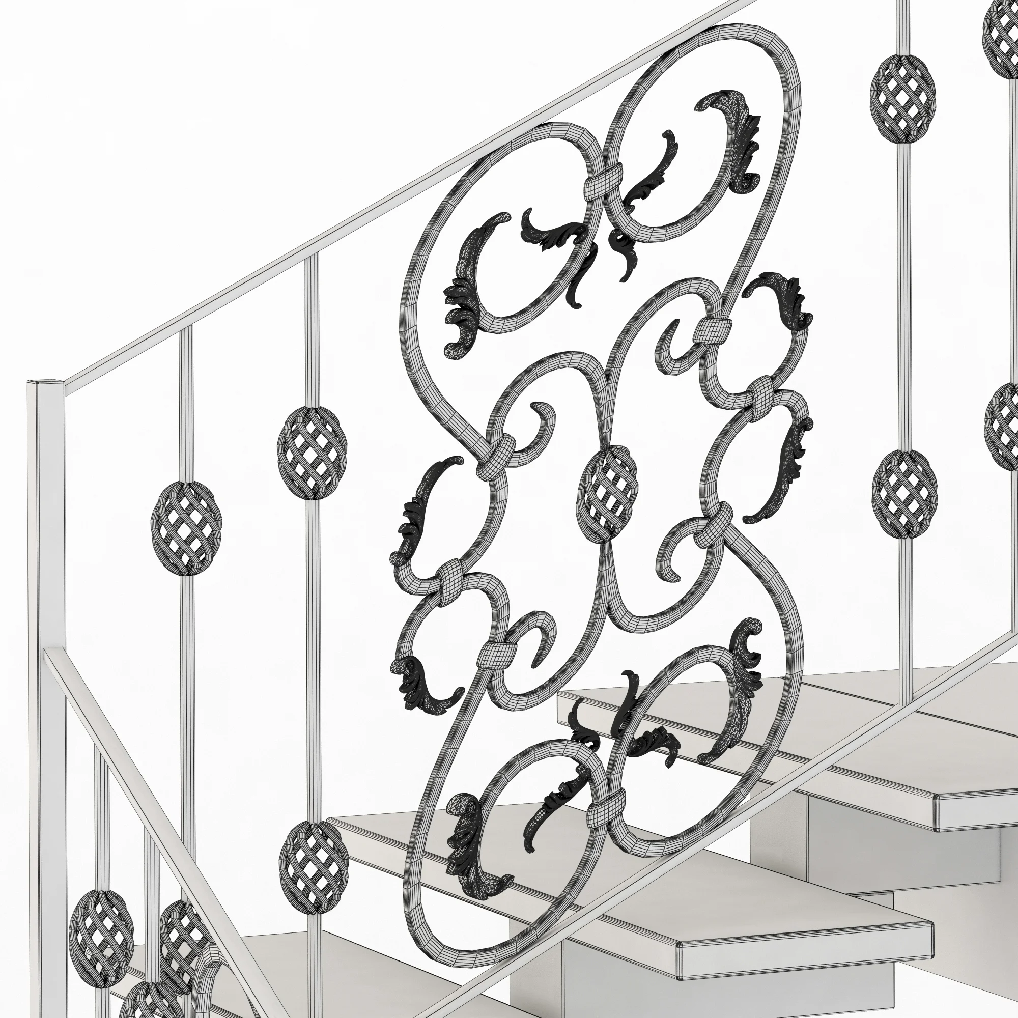 Stairs 10 — 3D model preview 9