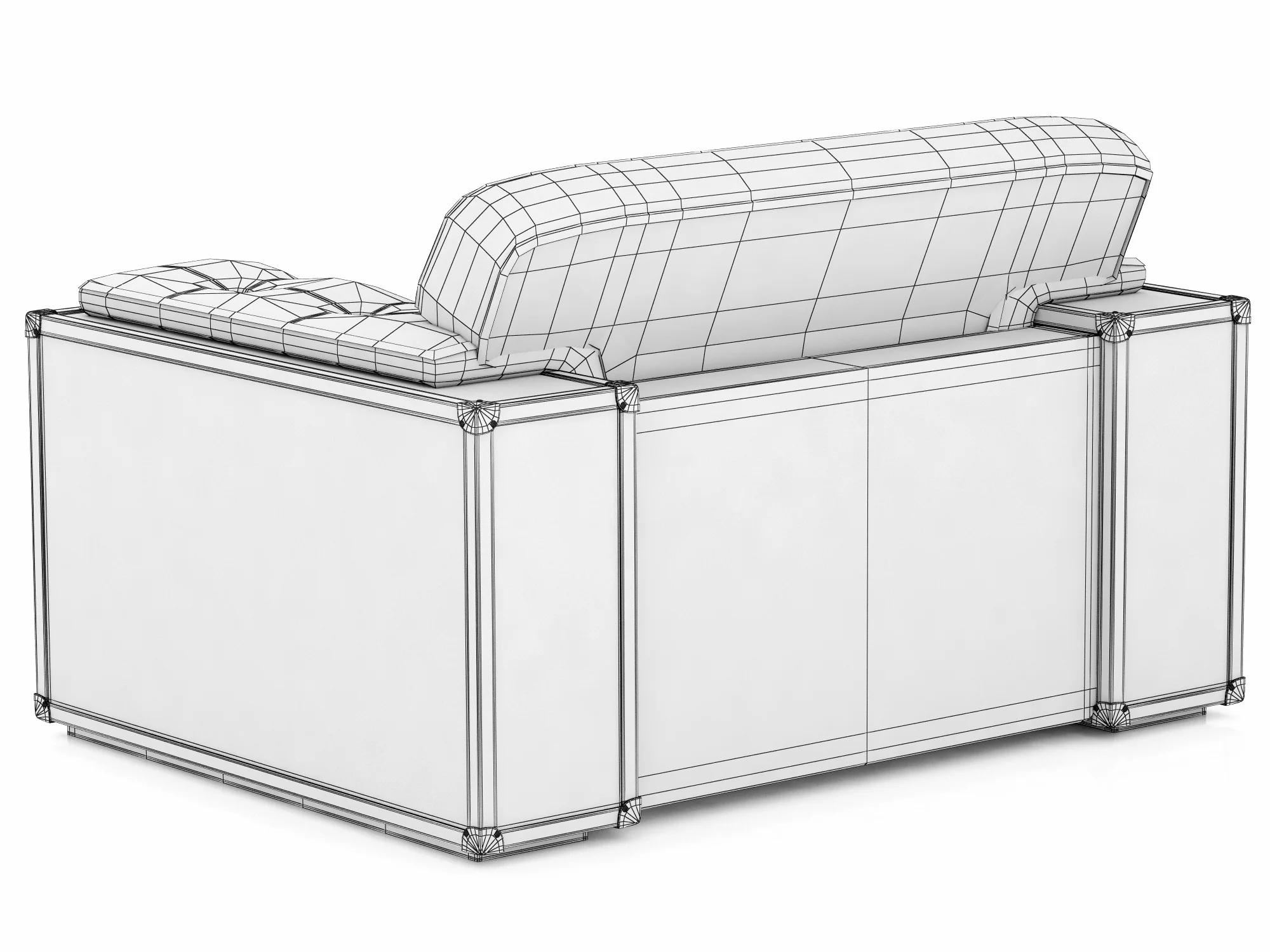 Smania Livingstone Armchair — 3D model preview 10