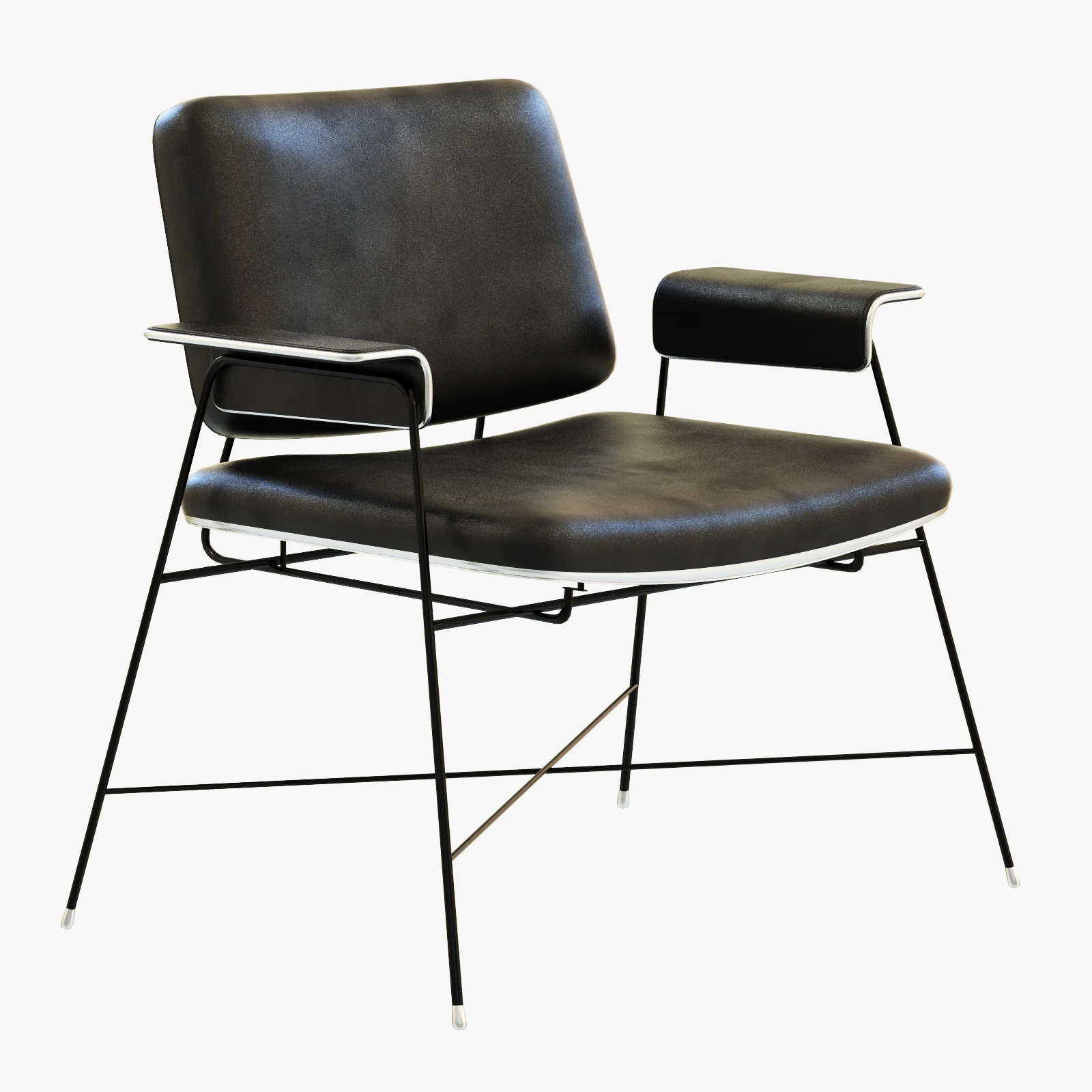 Baxter Bauhaus Black — 3D model preview 1