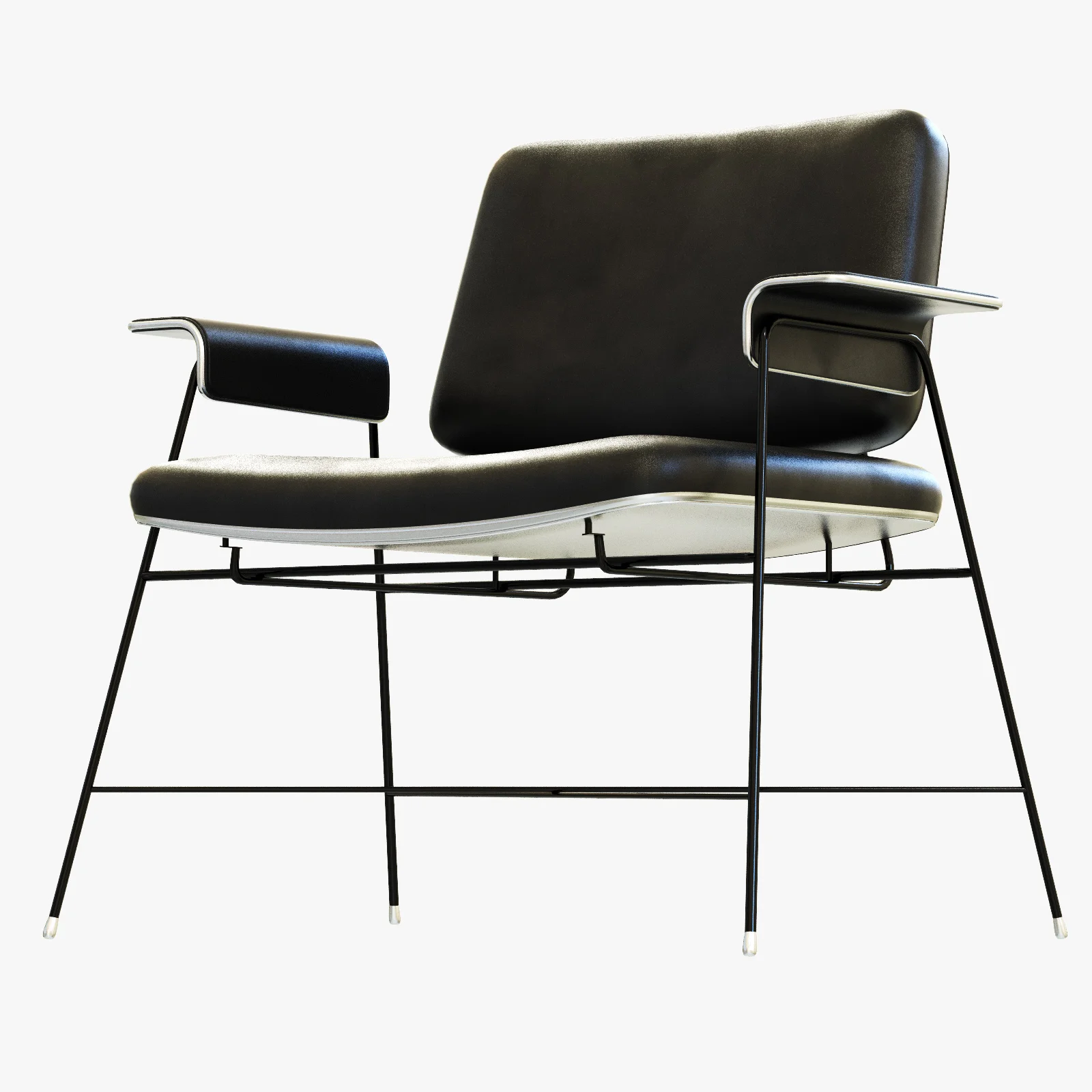 Baxter Bauhaus Black — 3D model preview 2