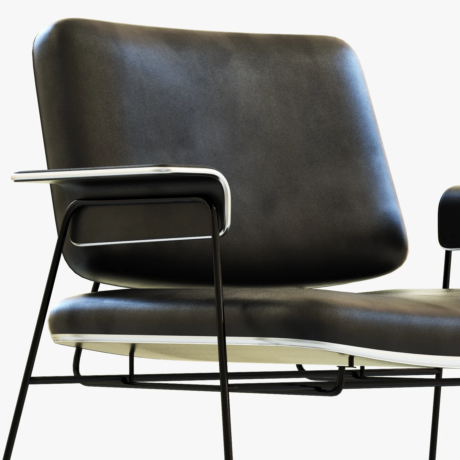 Baxter Bauhaus Black — 3D model preview 4