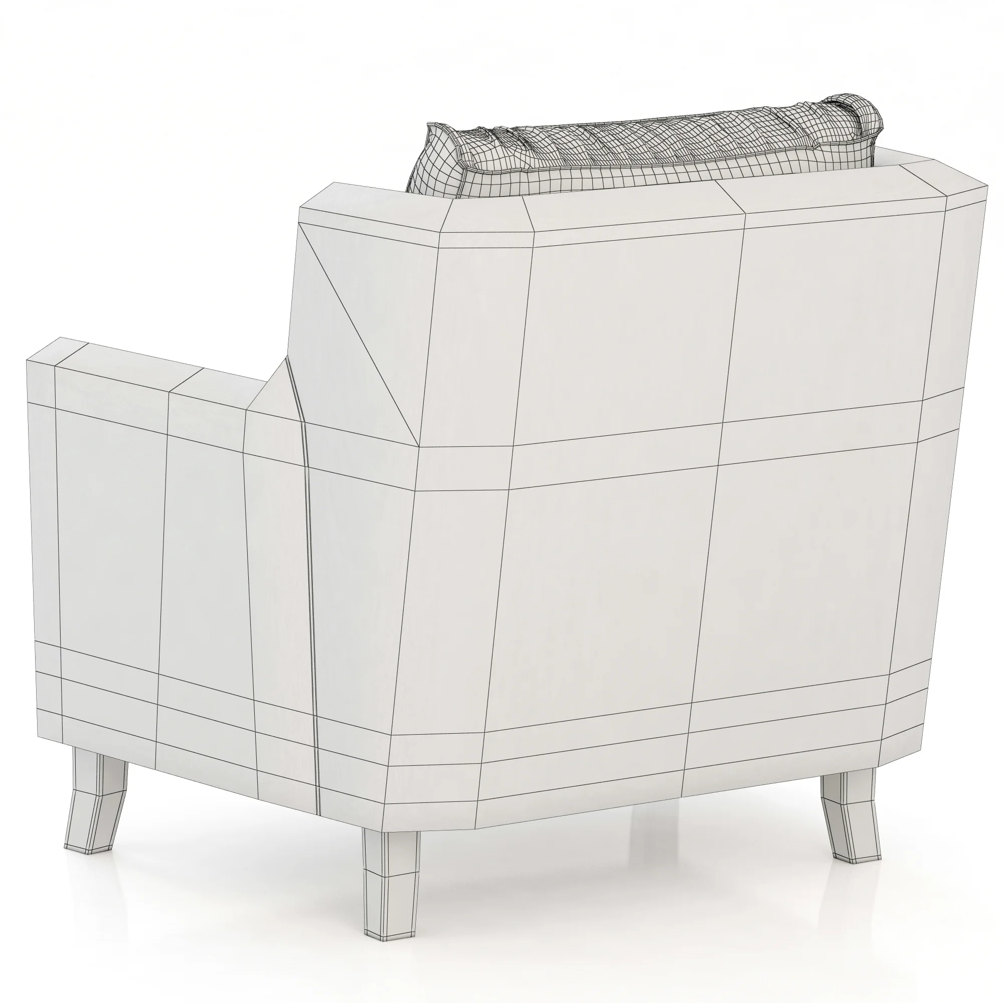Brabbu COMO ARMCHAIR — 3D model preview 7