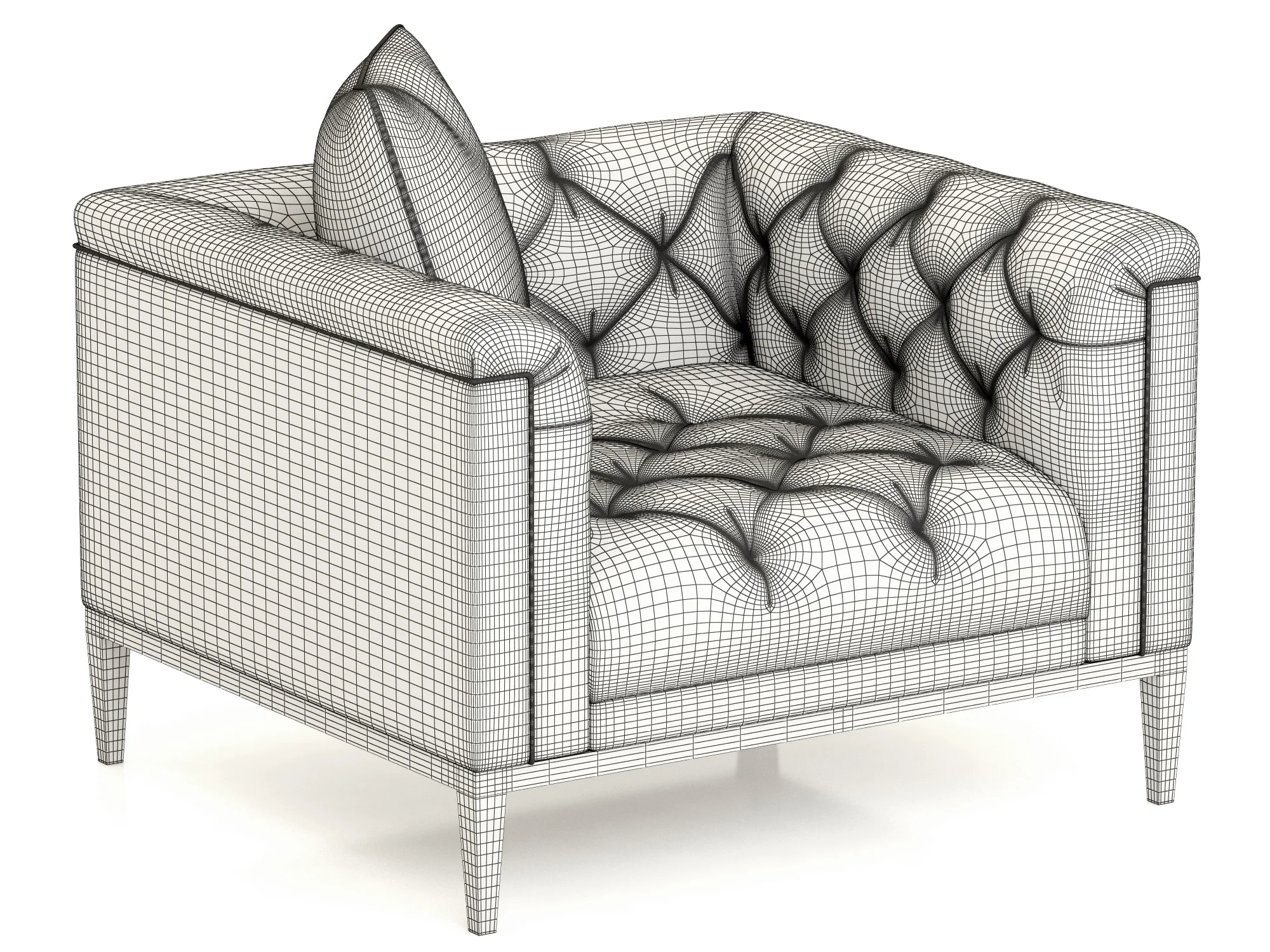 Eichholtz Cesare Chair — 3D model preview 3