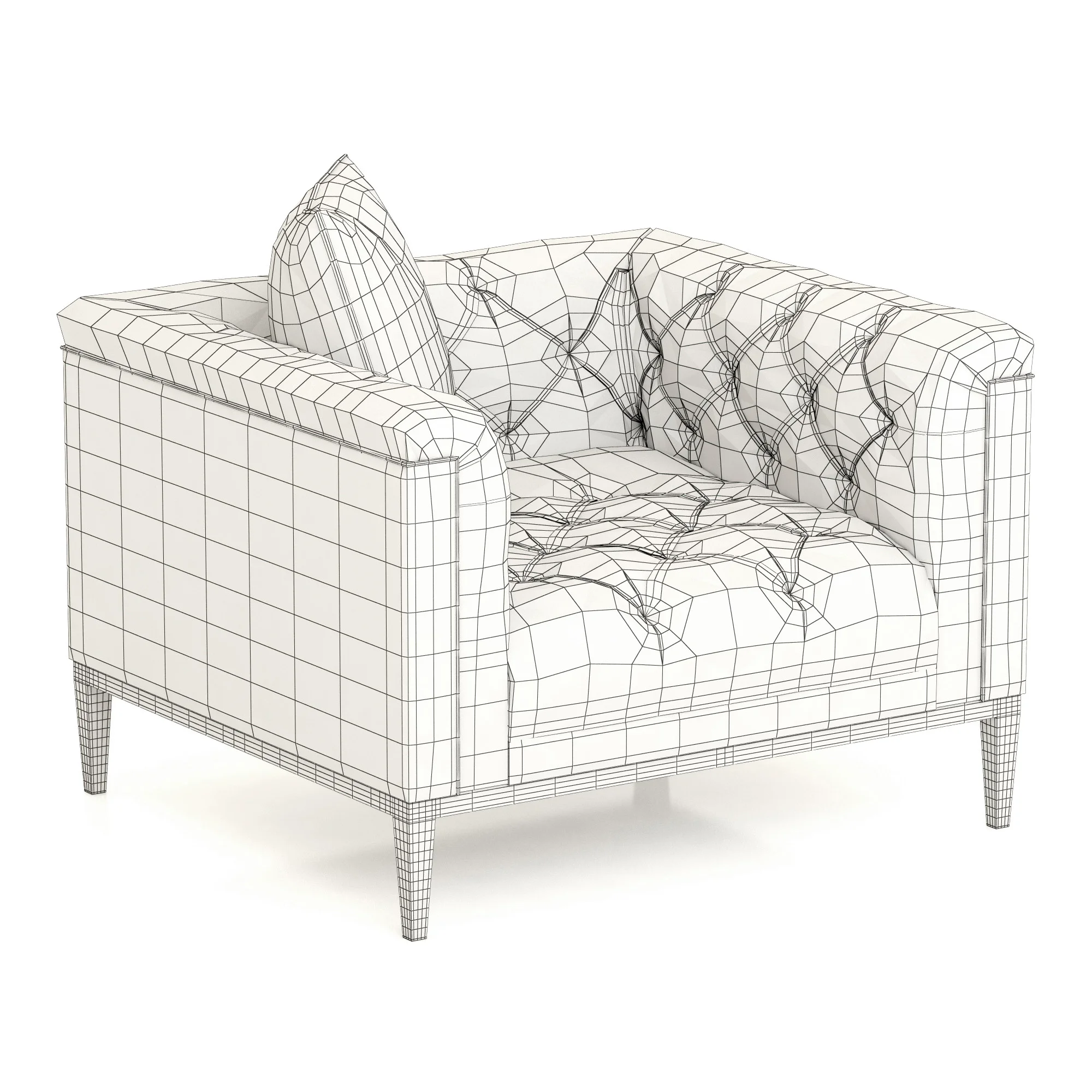 Eichholtz Cesare Chair — 3D model preview 5