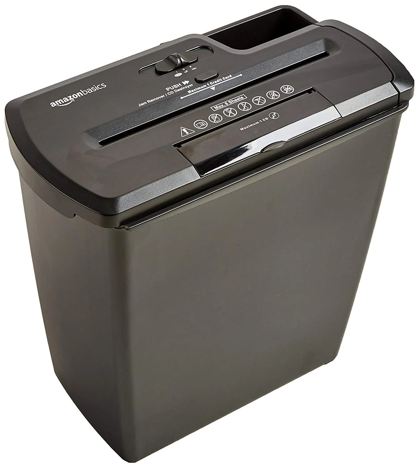 Office Paper Shredder – Straight Cut Desktop Document Destroyer