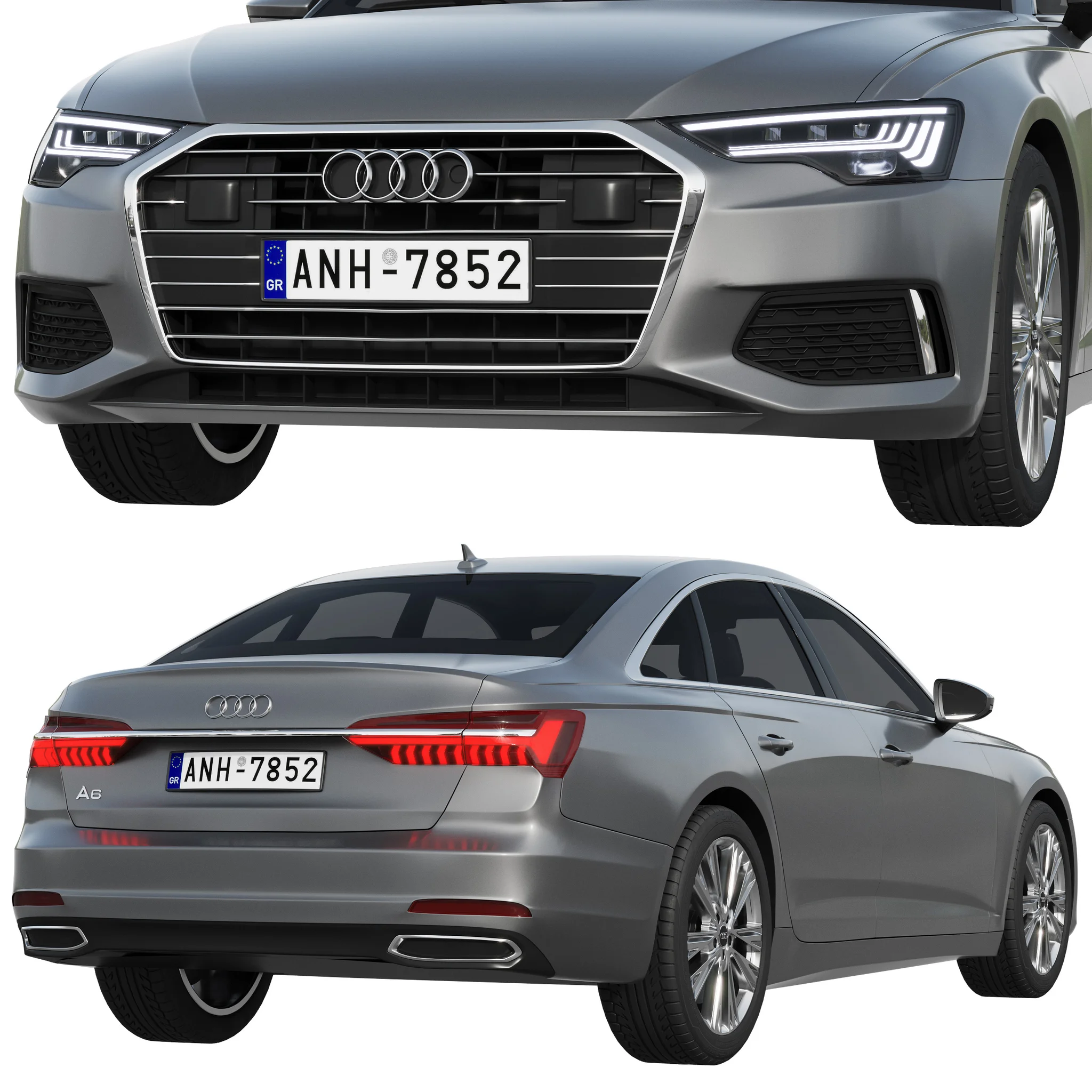 Audi A6, 3D model preview 3