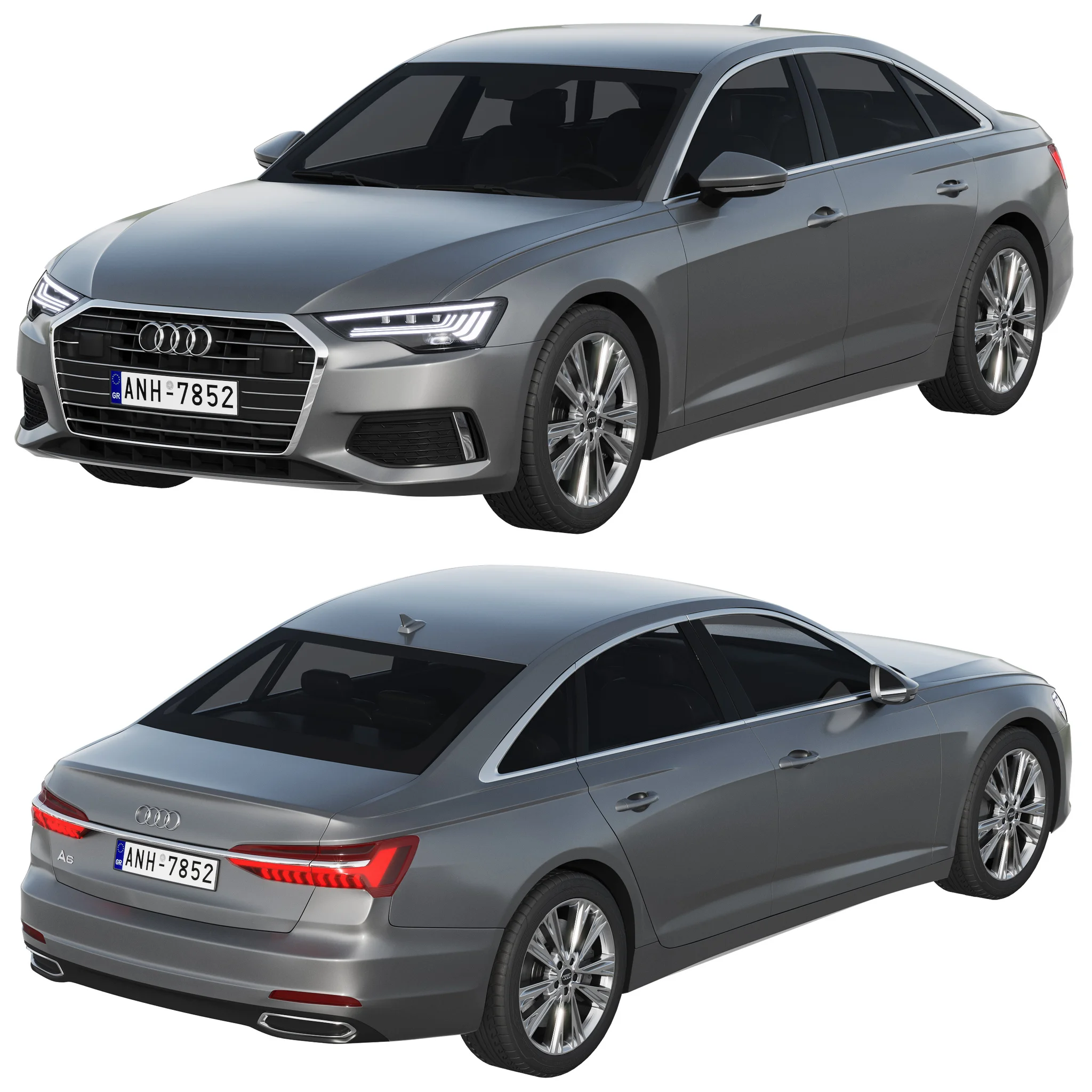 Audi A6, 3D model preview 7