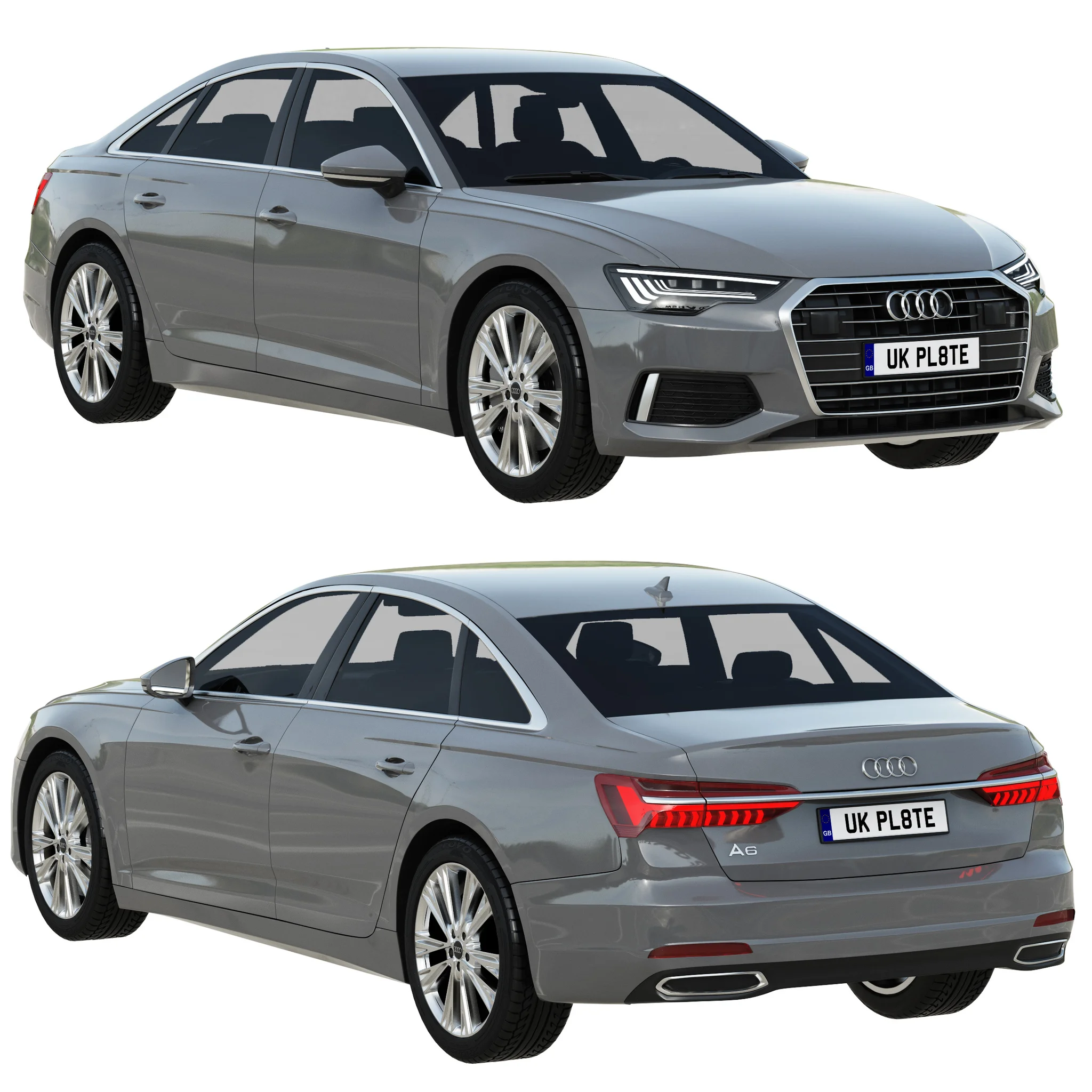 Audi A6, 3D model preview 21