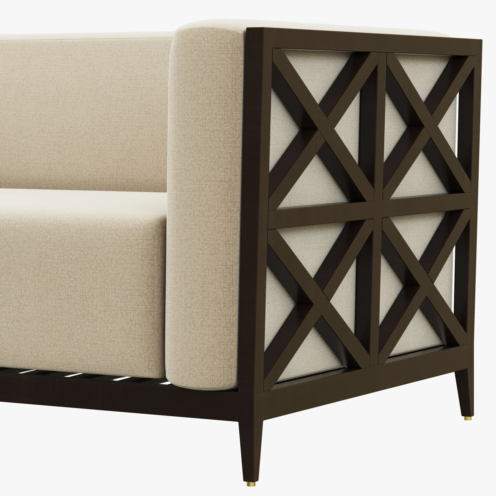 JANUS Azimuth Cross Club Two Seater Sofa — 3D model preview 4