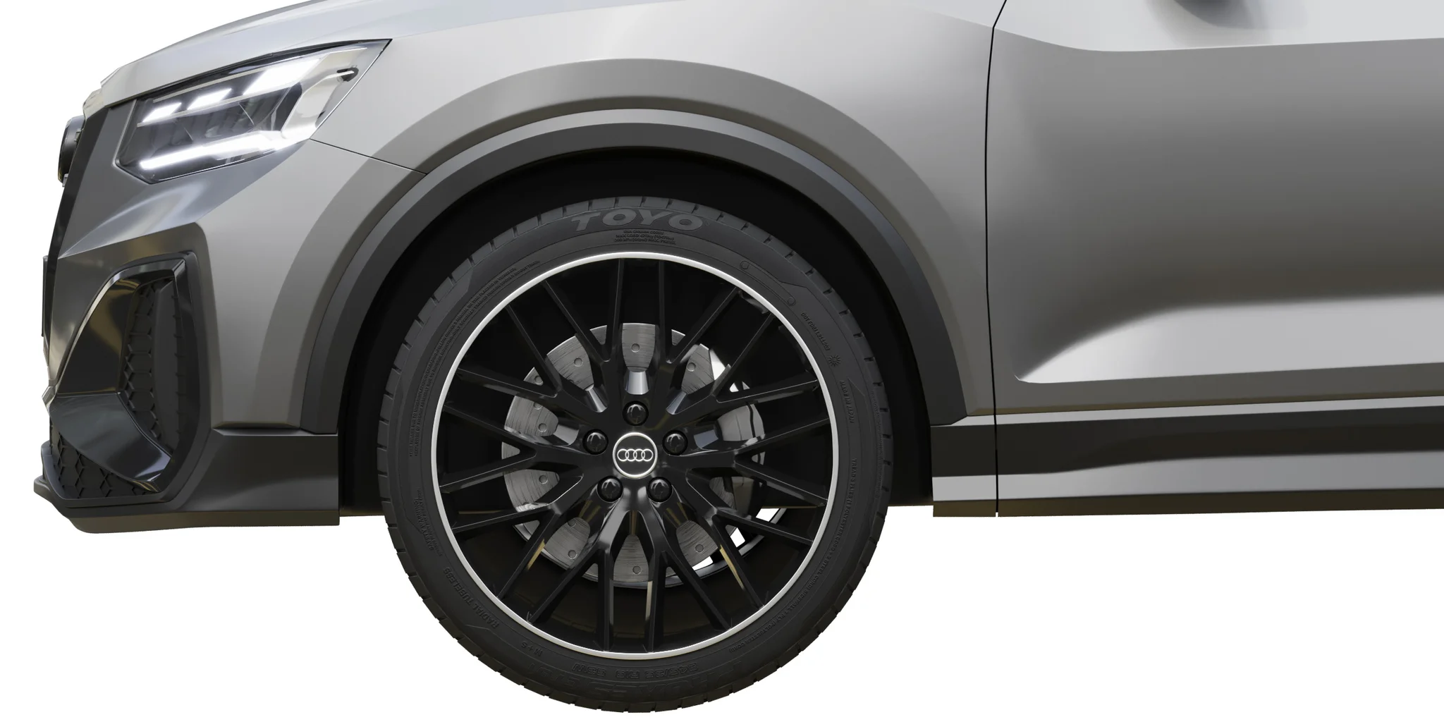 Audi Q2, 3D model preview 1