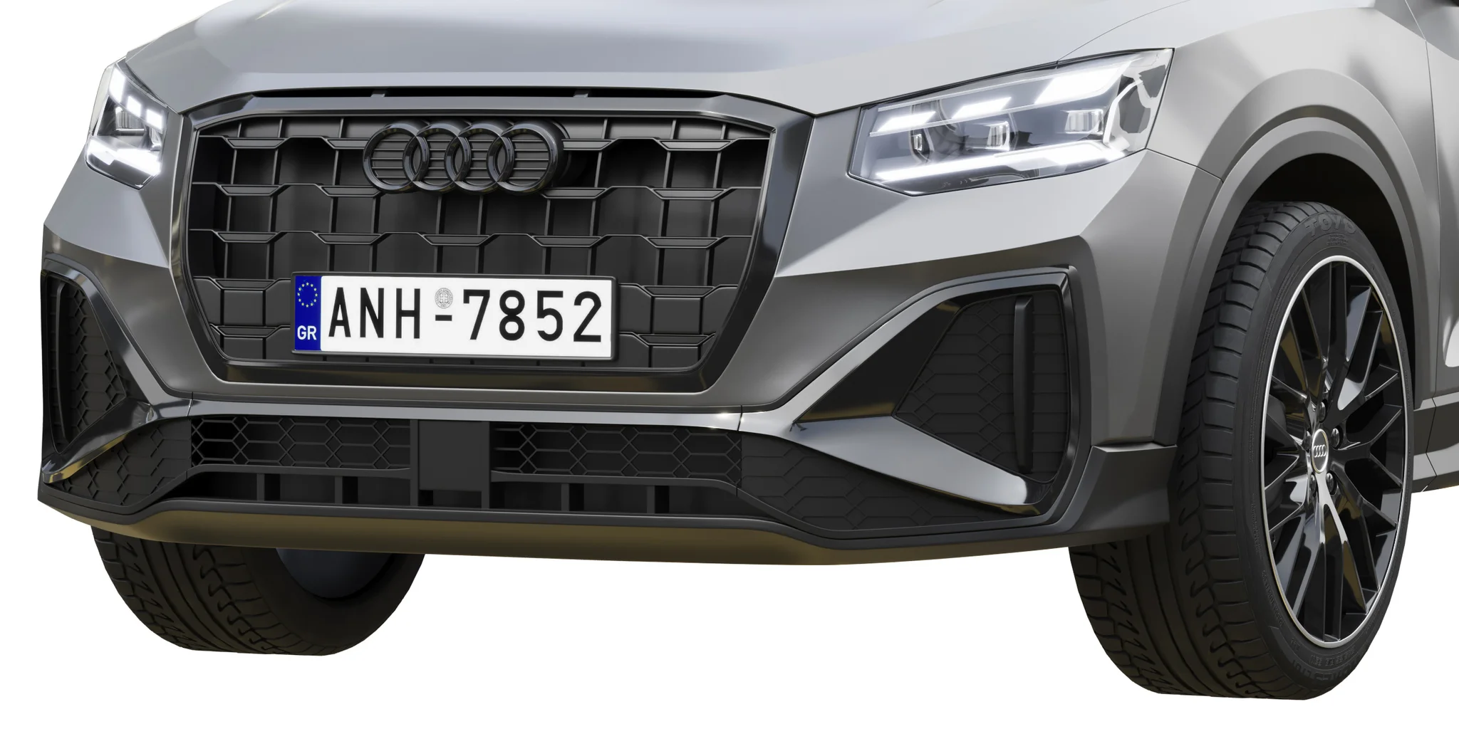 Audi Q2, 3D model preview 2