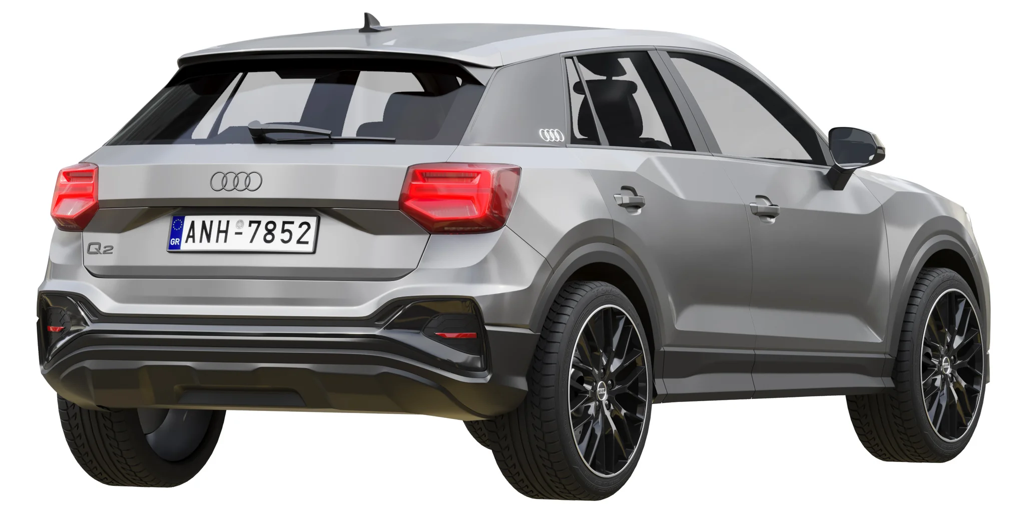 Audi Q2, 3D model preview 6
