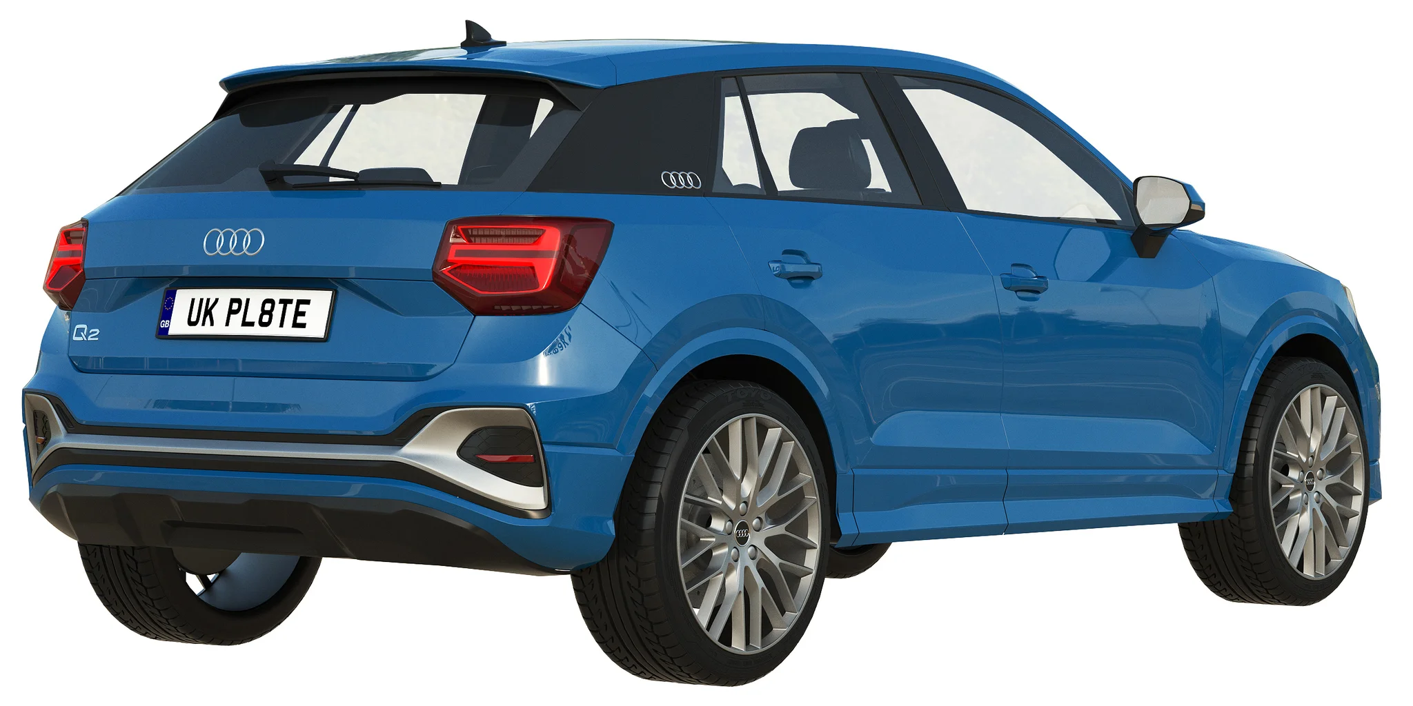 Audi Q2, 3D model preview 9