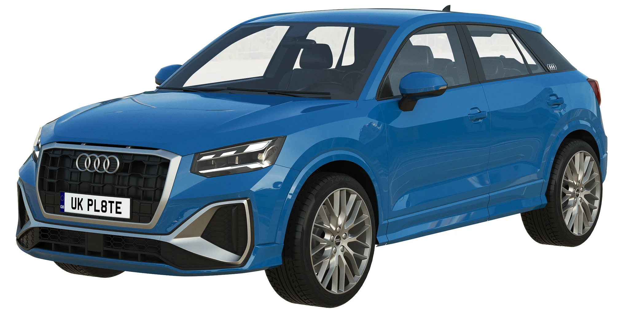 Audi Q2, 3D model preview 13