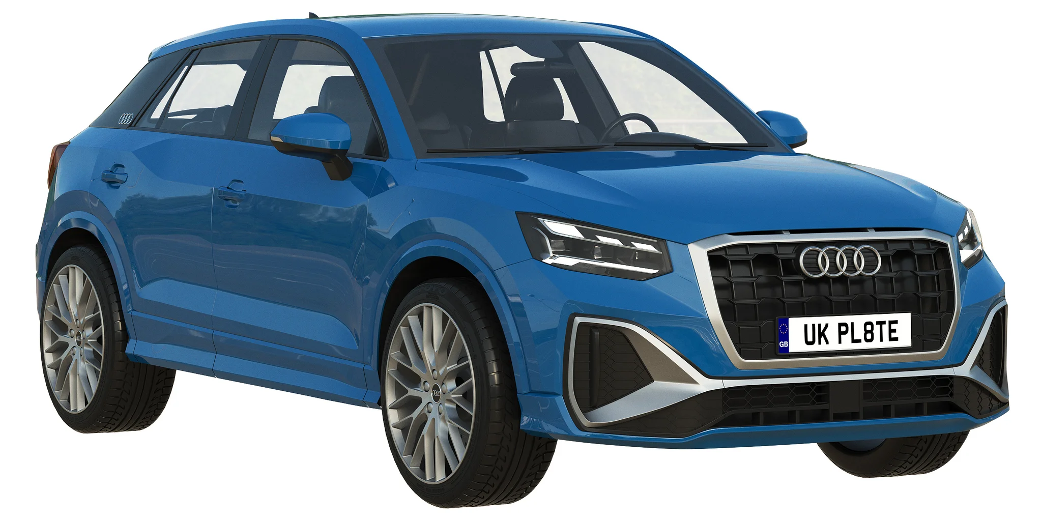 Audi Q2, 3D model preview 19