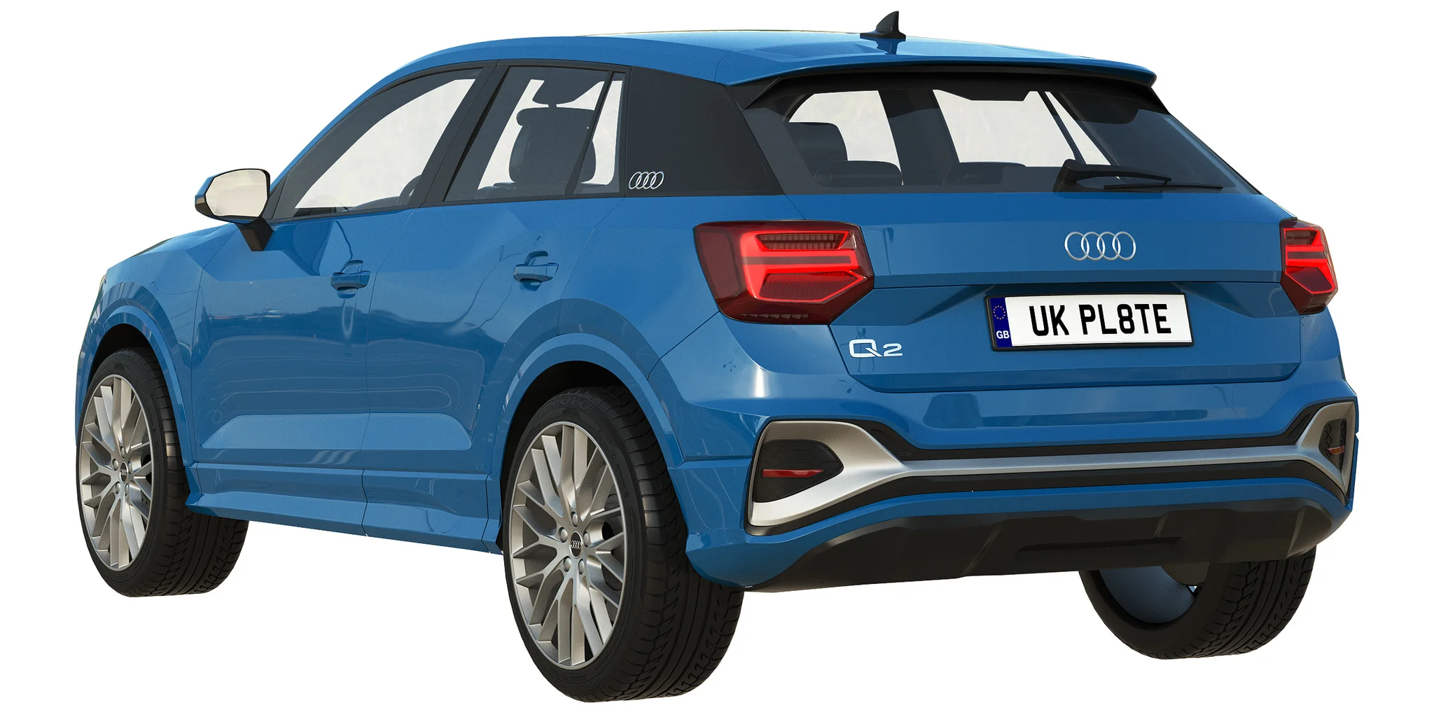 Audi Q2, 3D model preview 23
