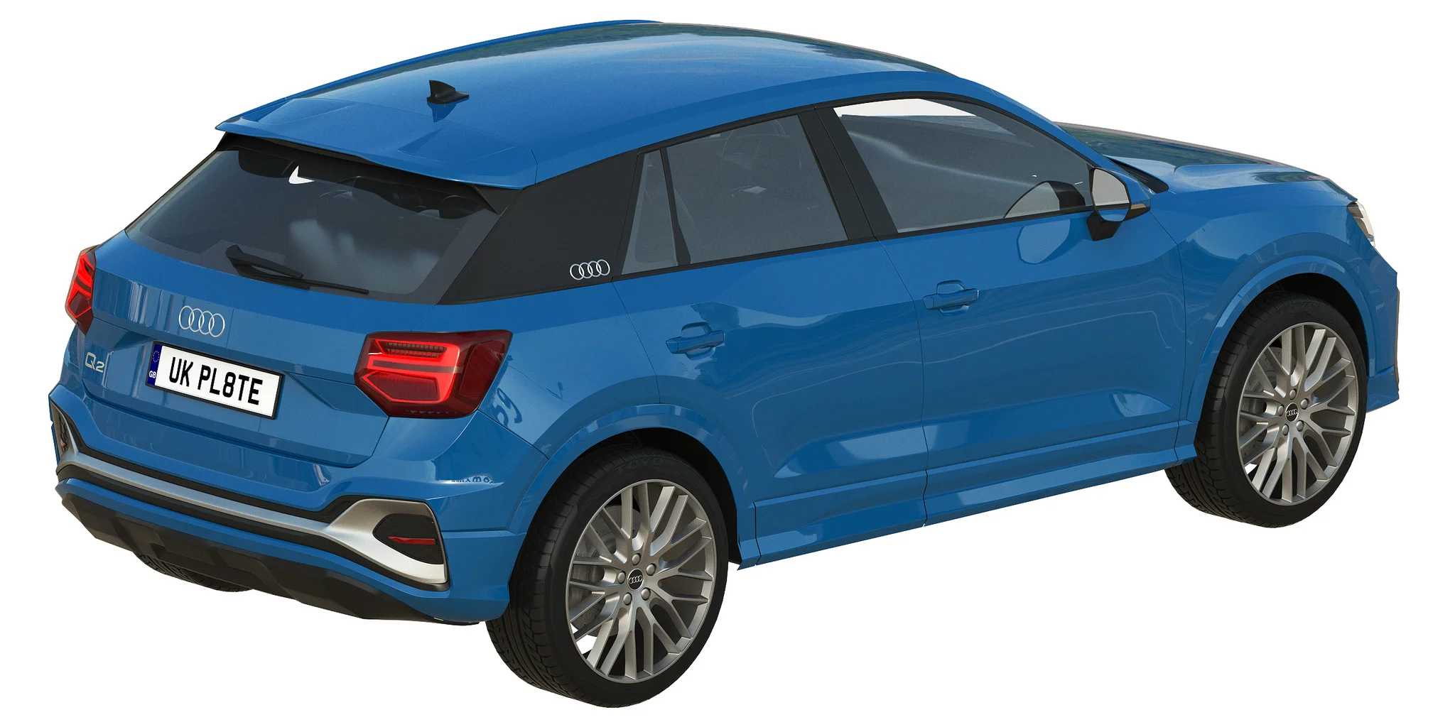 Audi Q2, 3D model preview 36