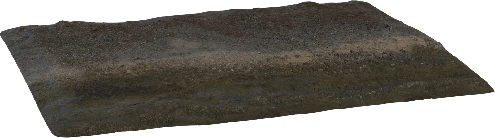 Photorealistic Coastline Terrain Segment 4K