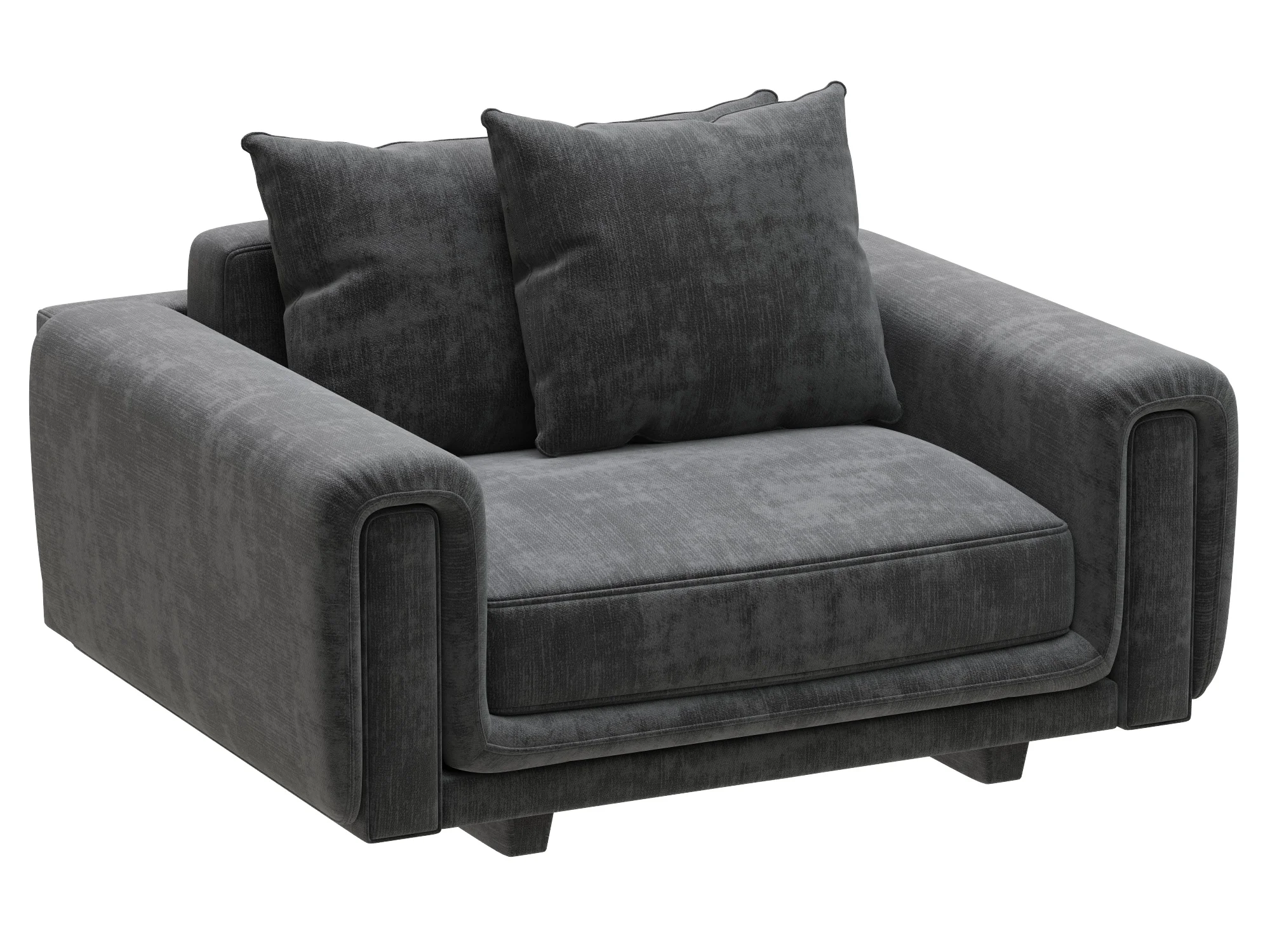 Roche Bobois UNDERLINE Loveseat — 3D model preview 1