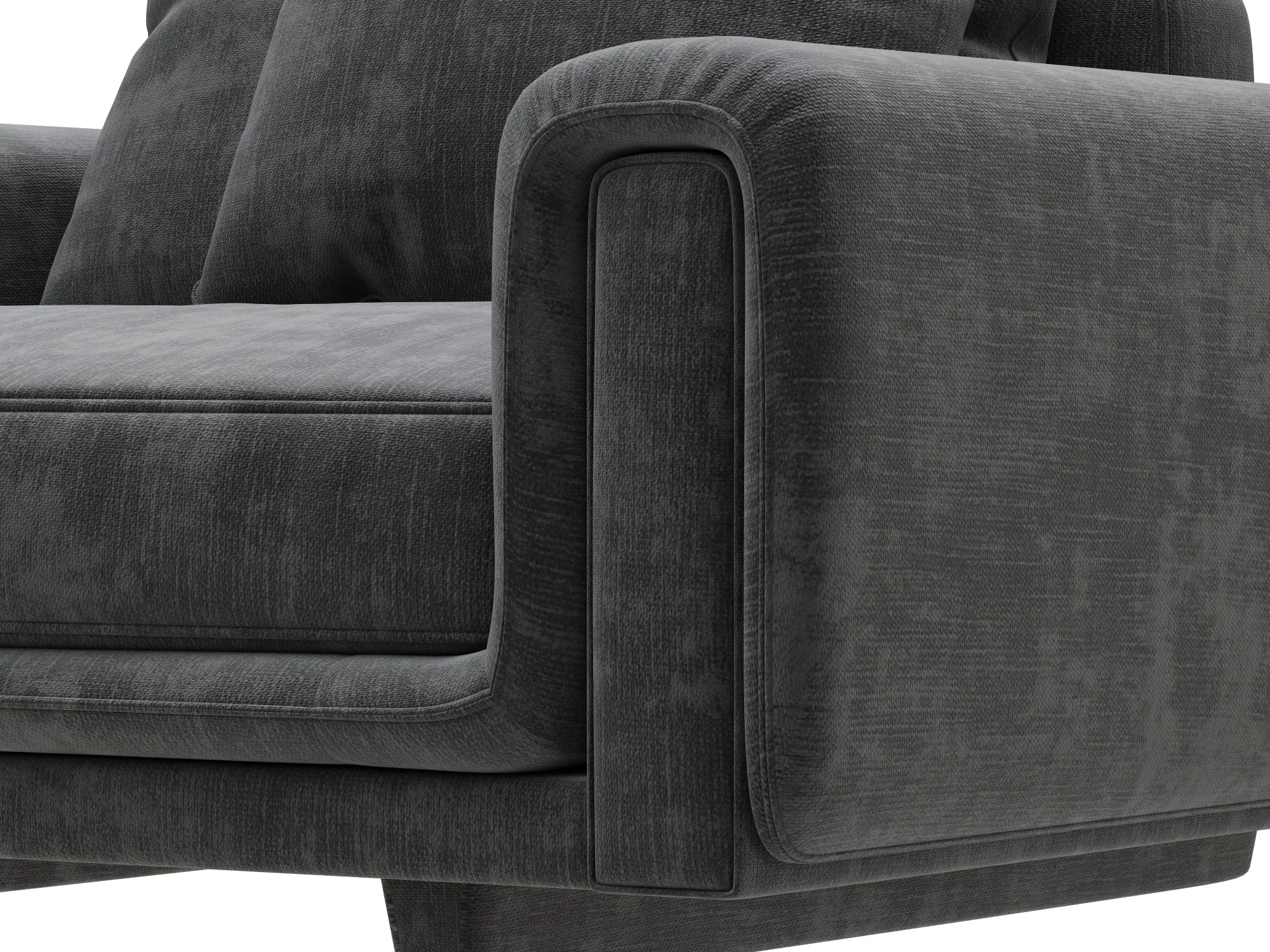 Roche Bobois UNDERLINE Loveseat — 3D model preview 6