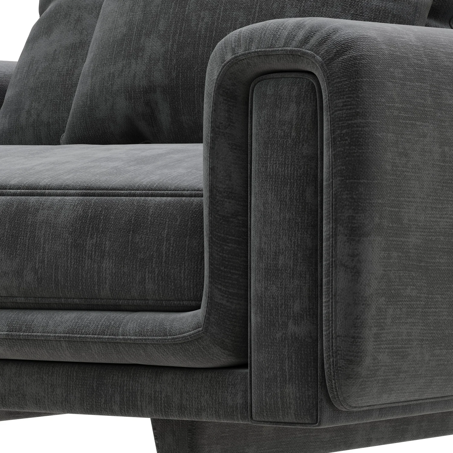Roche Bobois UNDERLINE Loveseat — 3D model preview 7