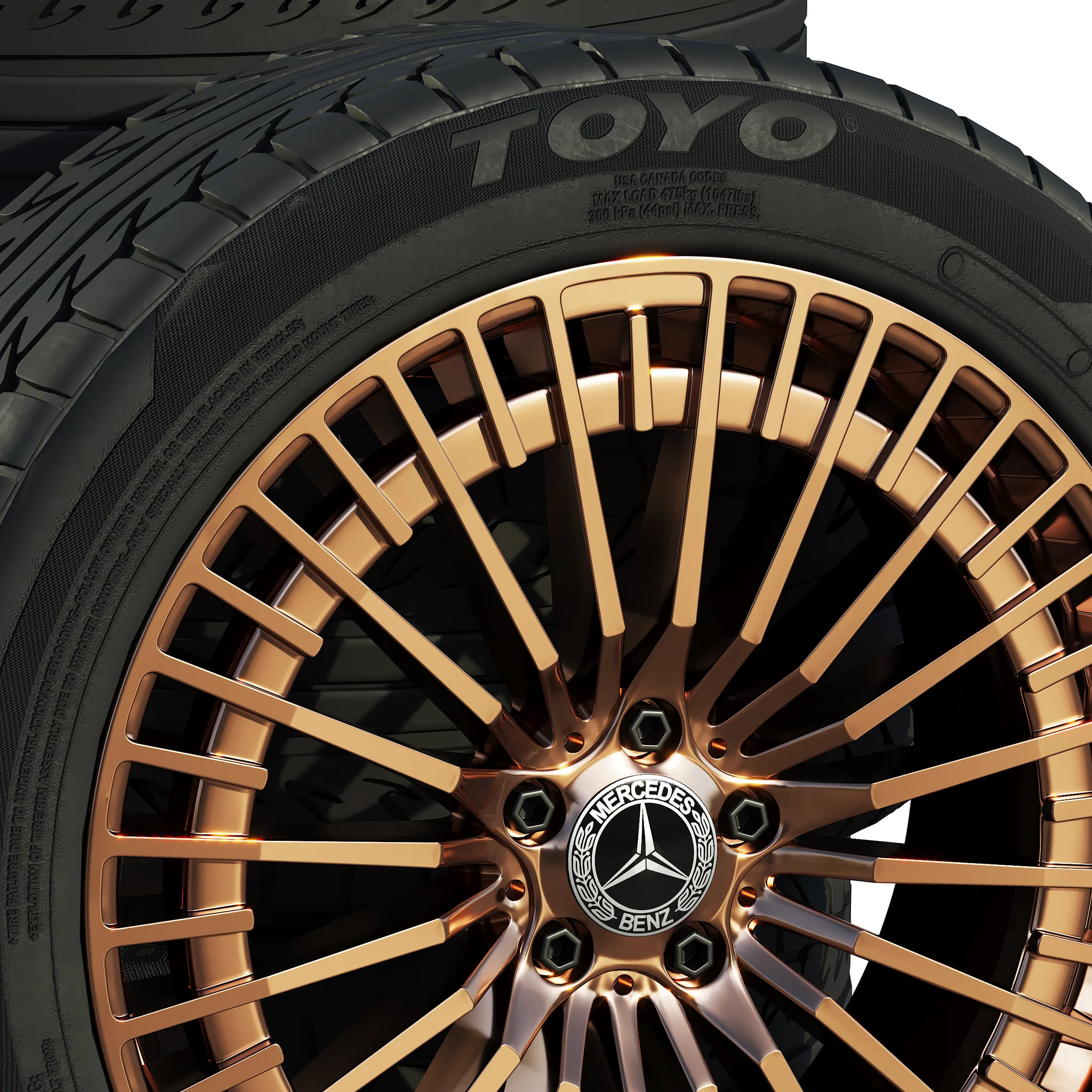 Mercedes Tires 4, 3D model preview 4