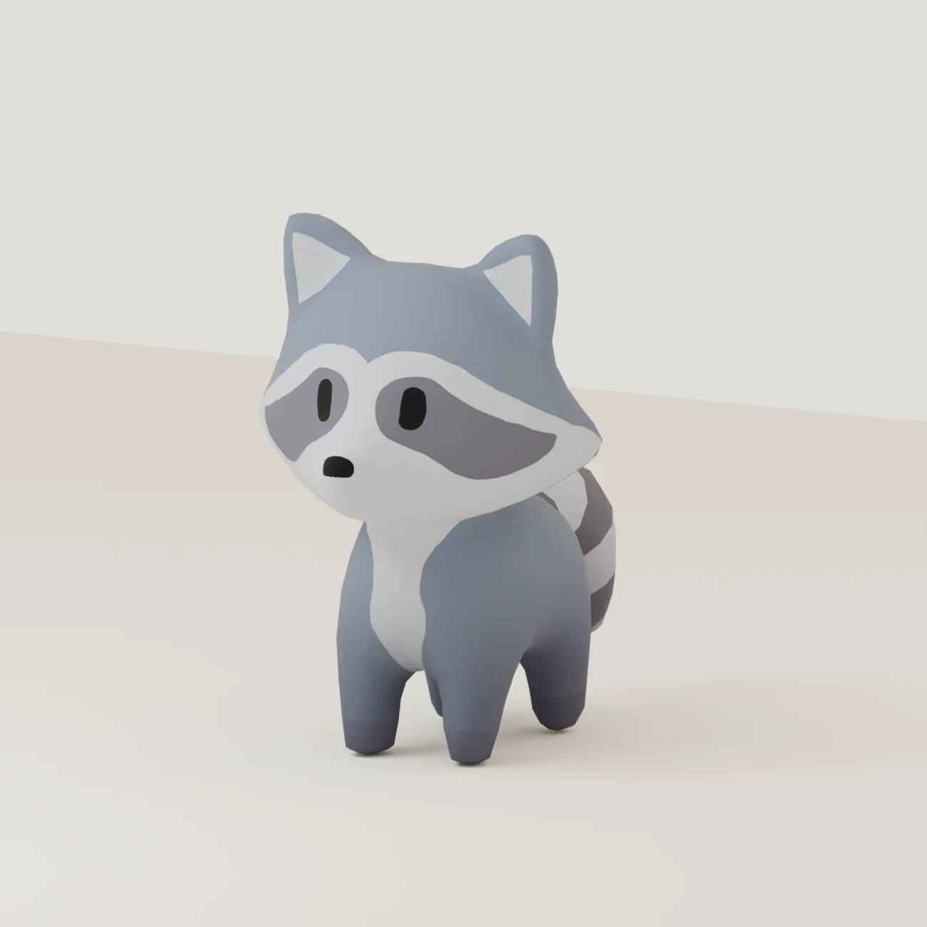 Stylized Animal Raccoon