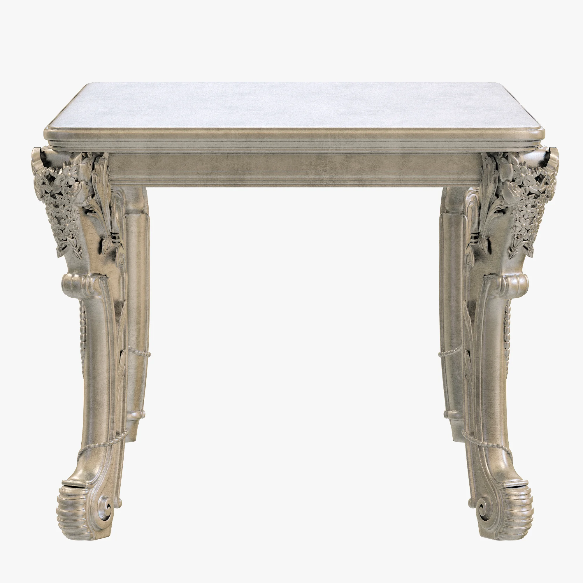 Kare Table Romantico Silver — 3D model preview 4