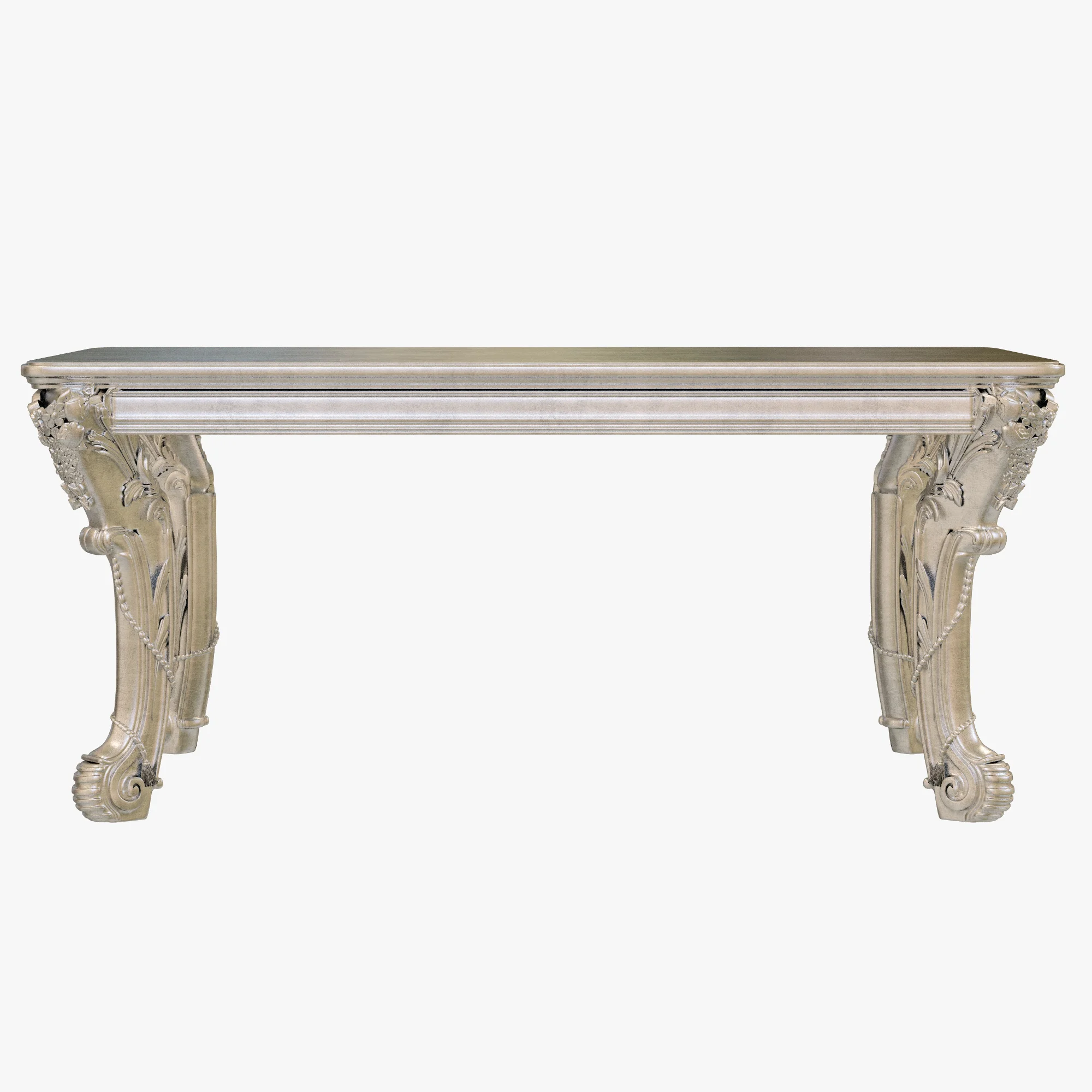 Kare Table Romantico Silver — 3D model preview 5
