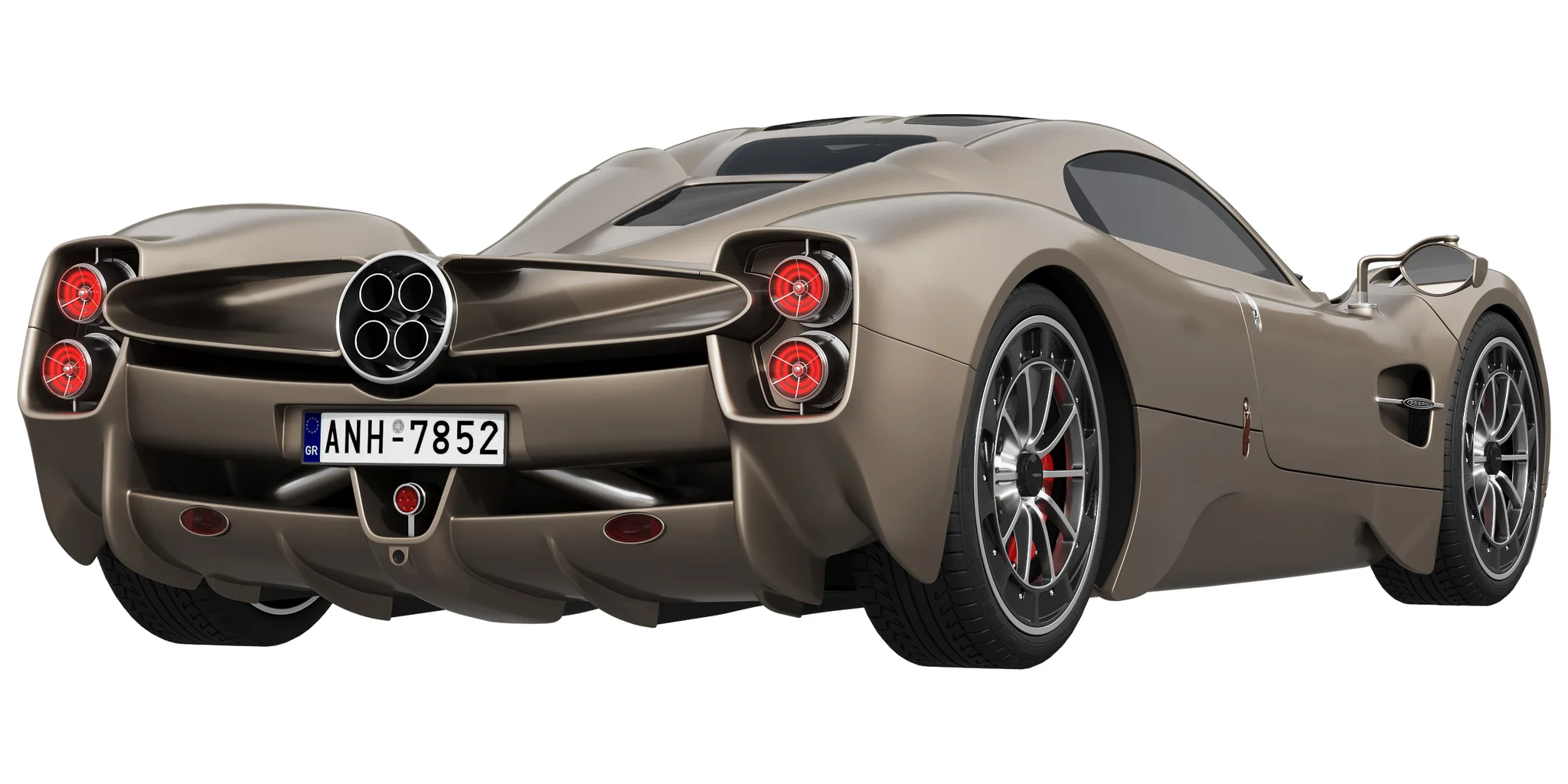 Pagani Utopia, 3D model preview 6