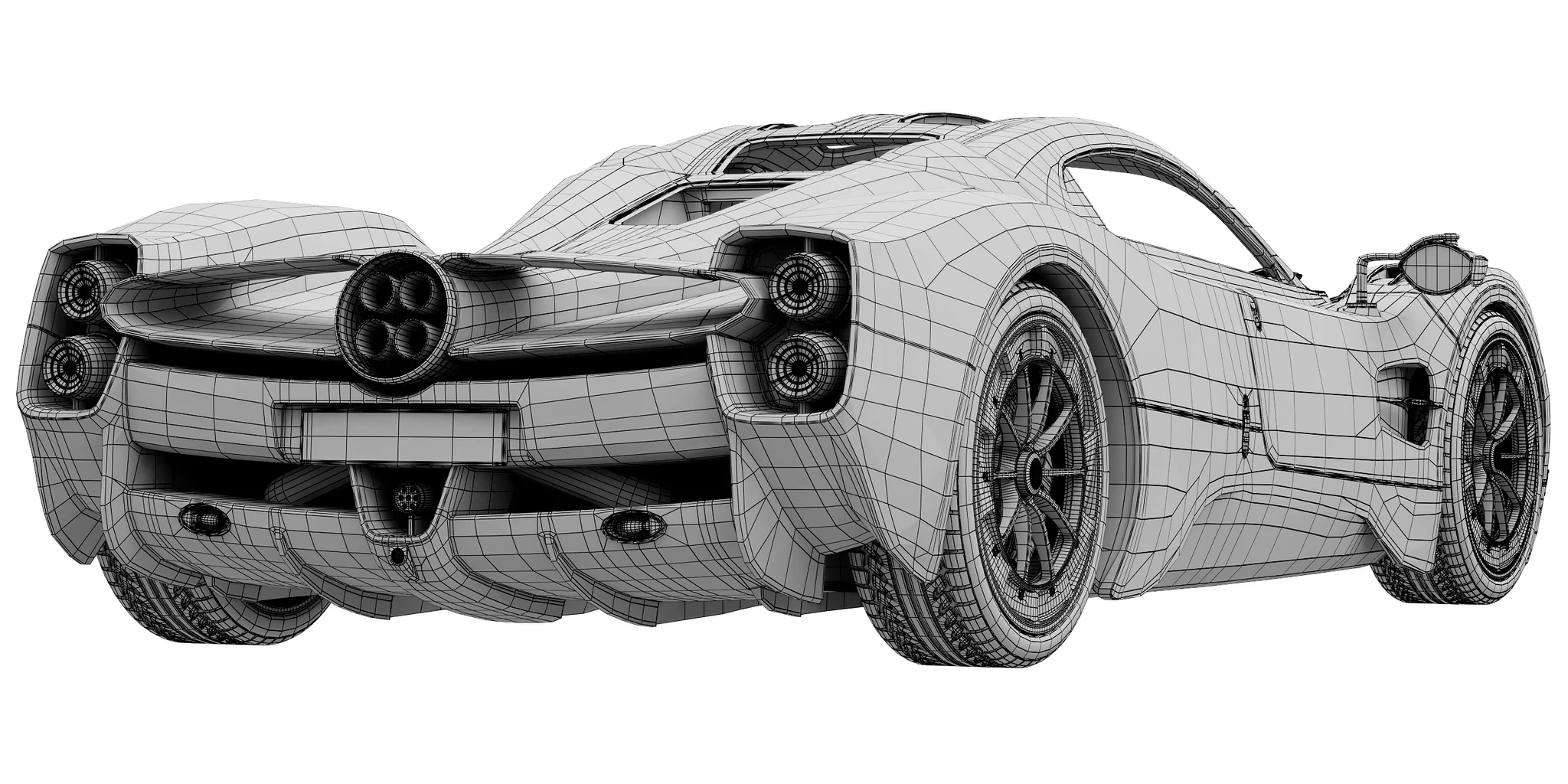 Pagani Utopia, 3D model preview 8