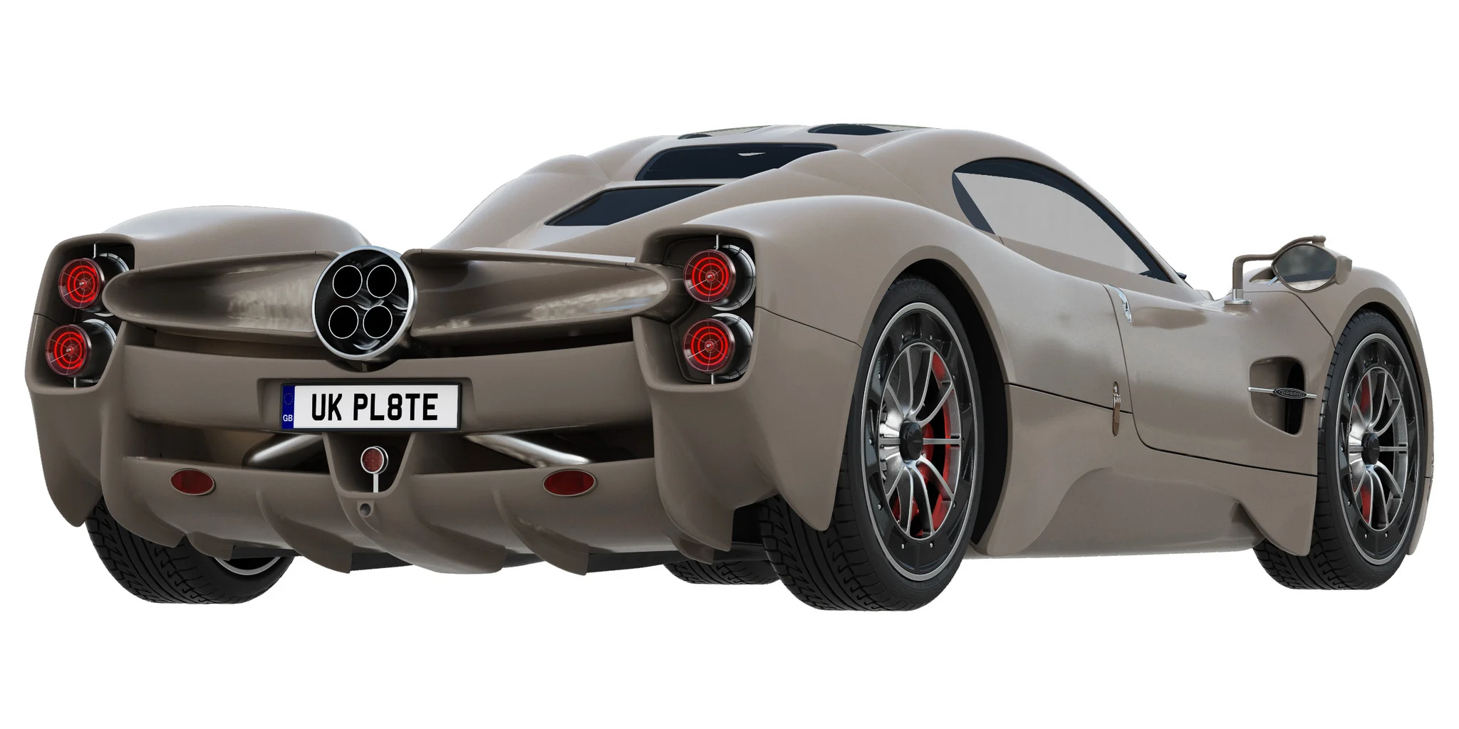 Pagani Utopia, 3D model preview 9