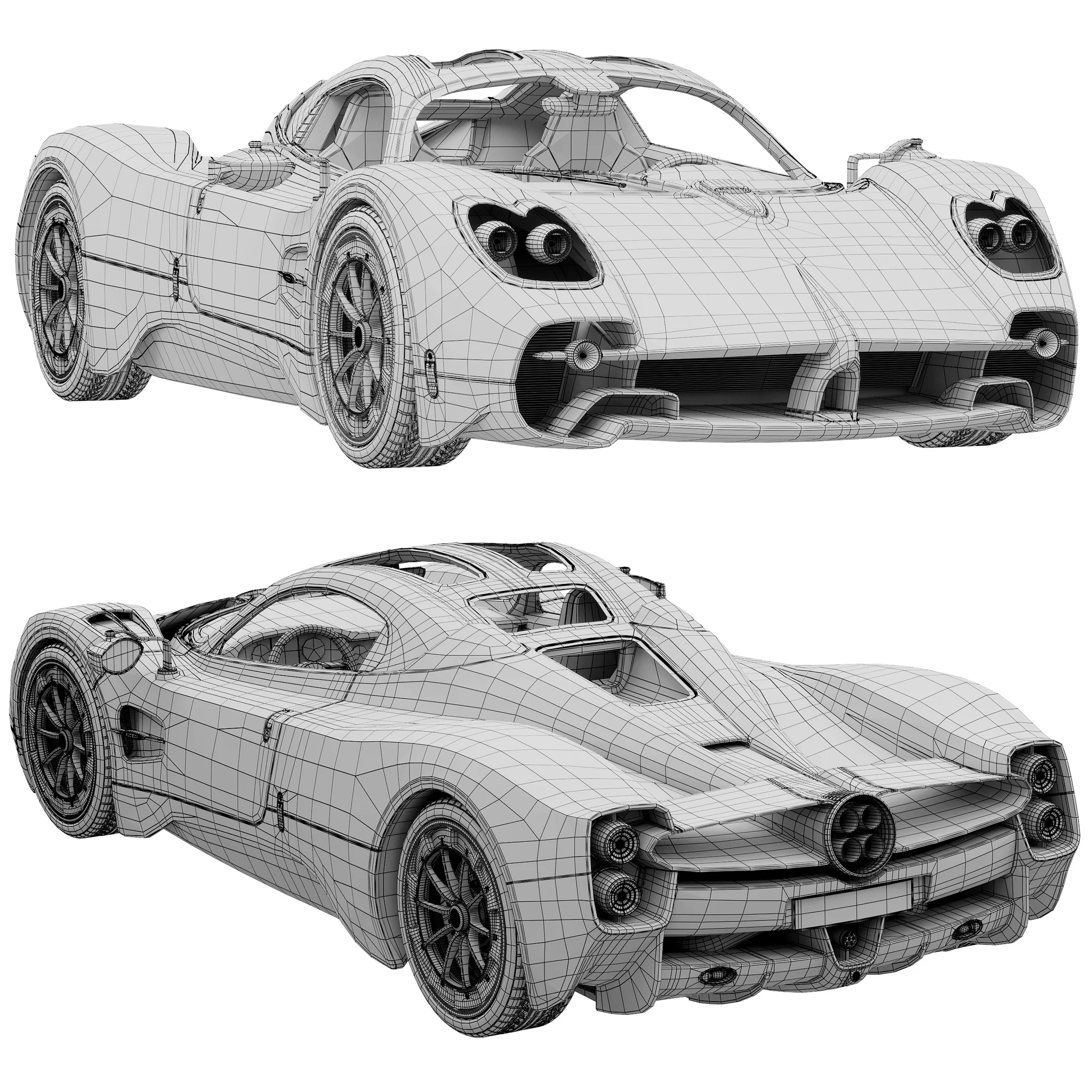 Pagani Utopia, 3D model preview 18