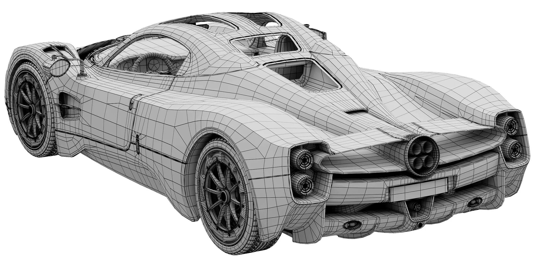 Pagani Utopia, 3D model preview 23