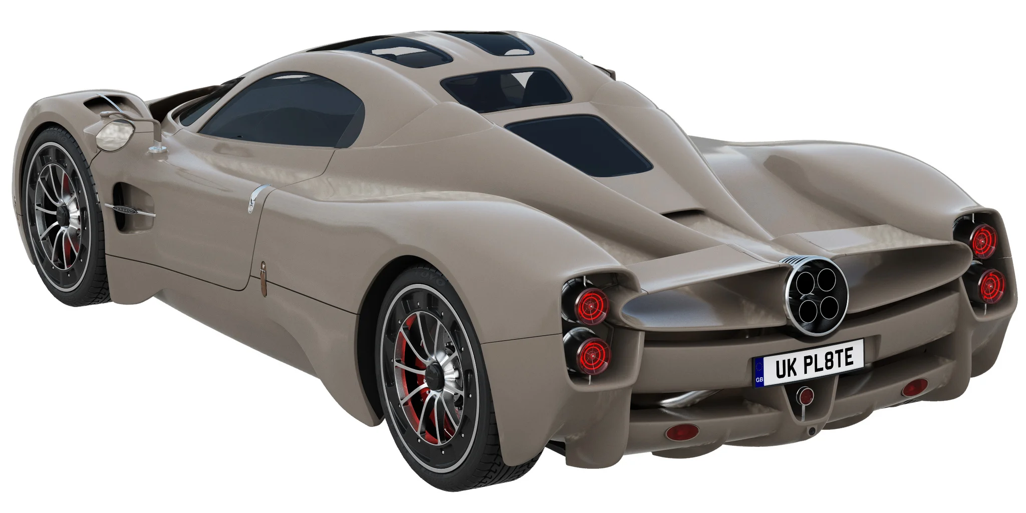 Pagani Utopia, 3D model preview 24