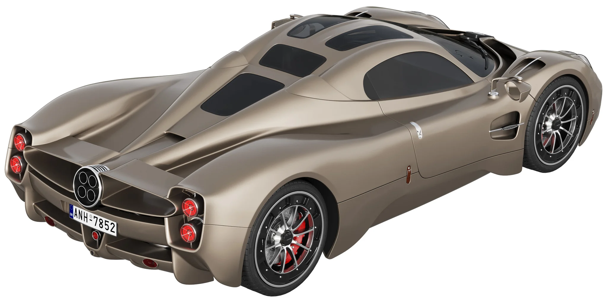 Pagani Utopia, 3D model preview 34