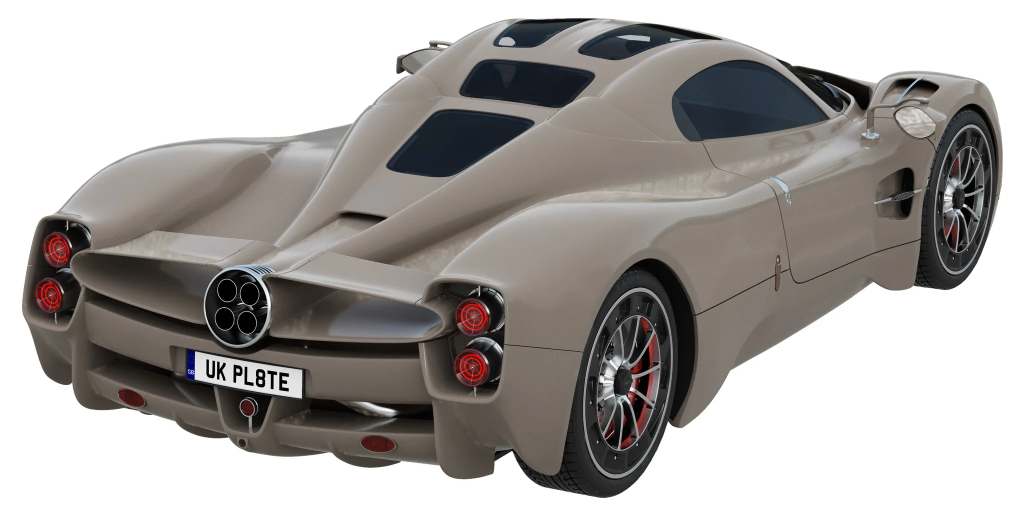 Pagani Utopia, 3D model preview 37